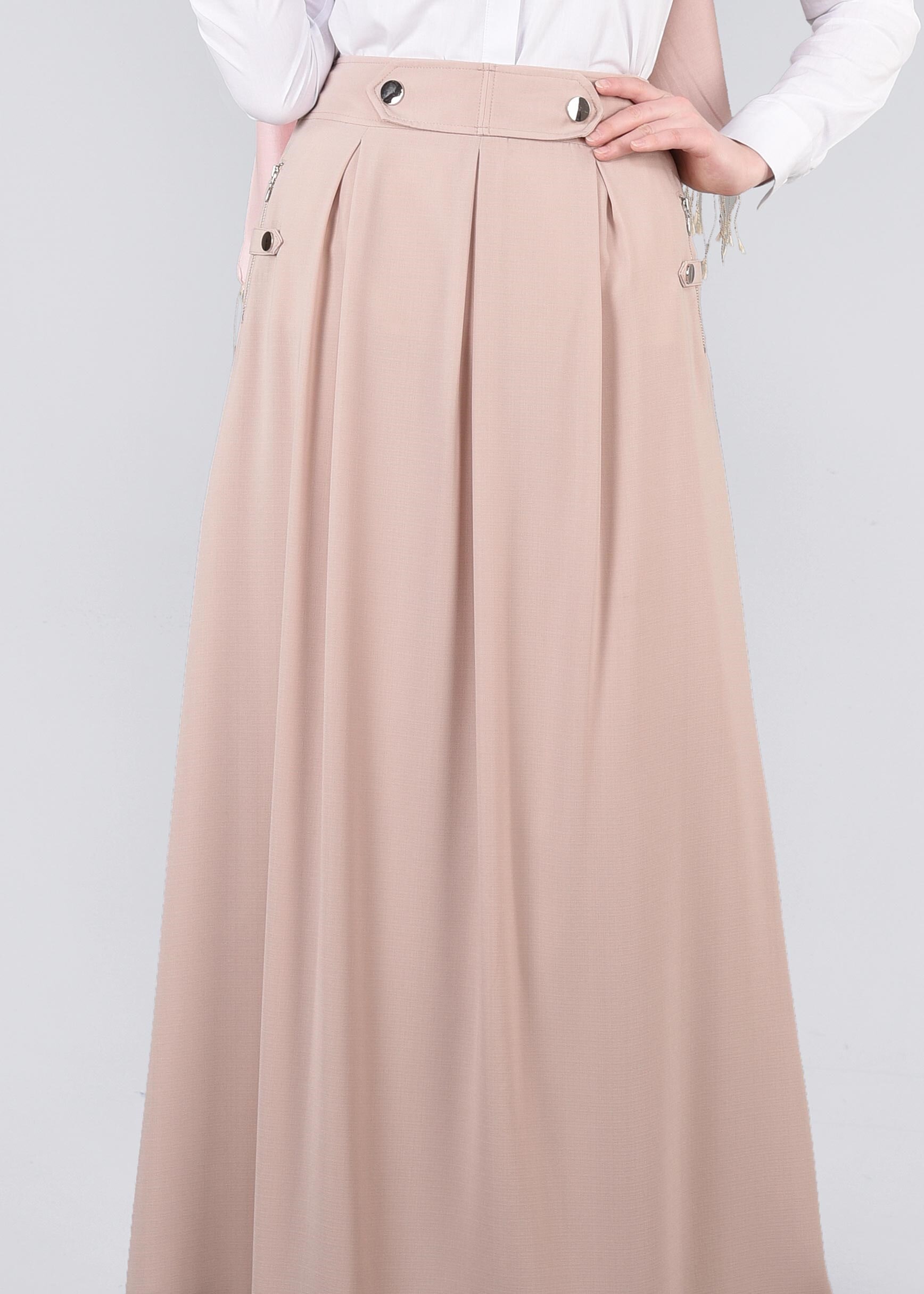 Tesettür giyim BEJ 6007 7785 ETEK 36/44 TEK40