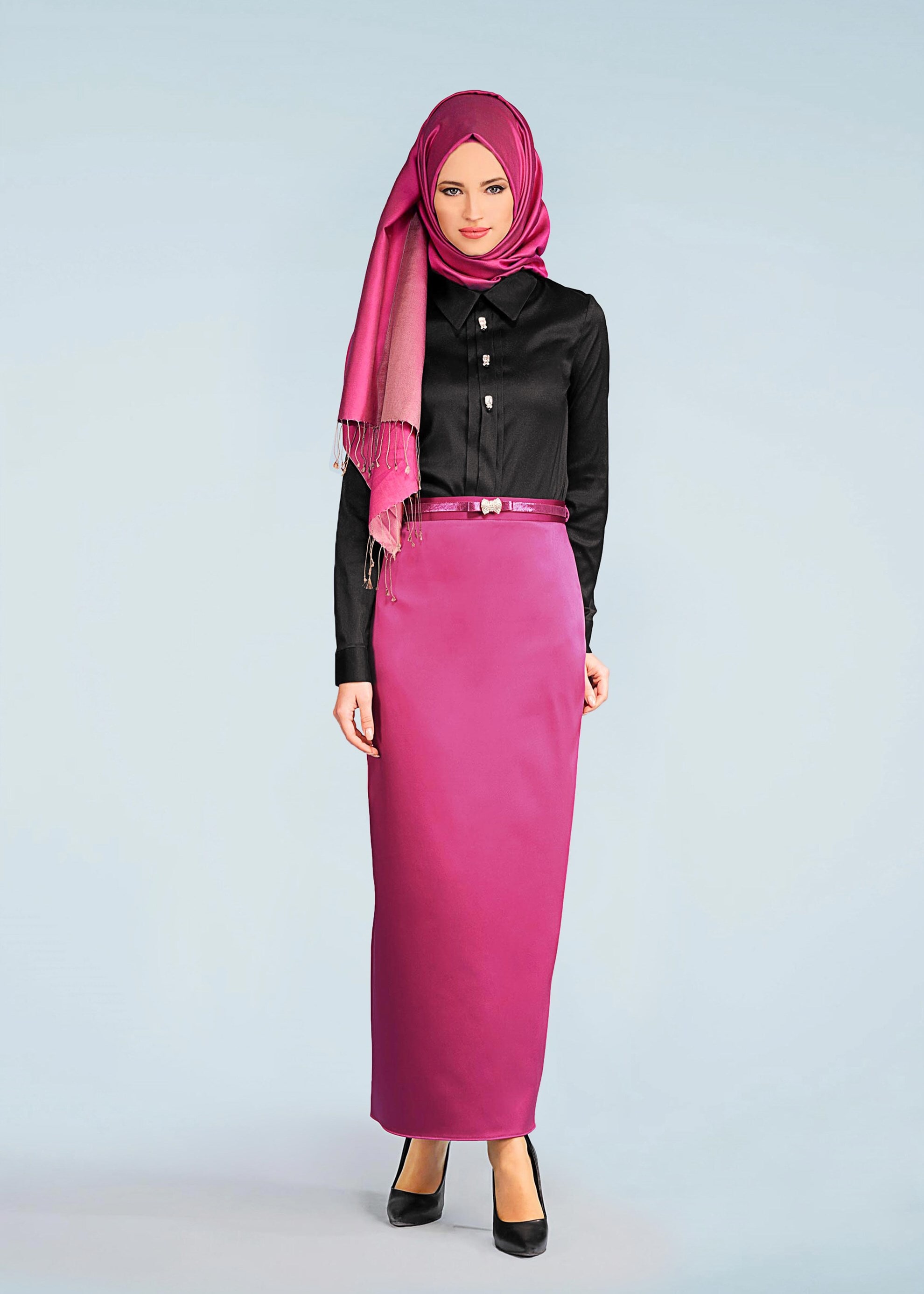 Tesettür giyim MOR 6012 ALİSSA ETEK 38/44
