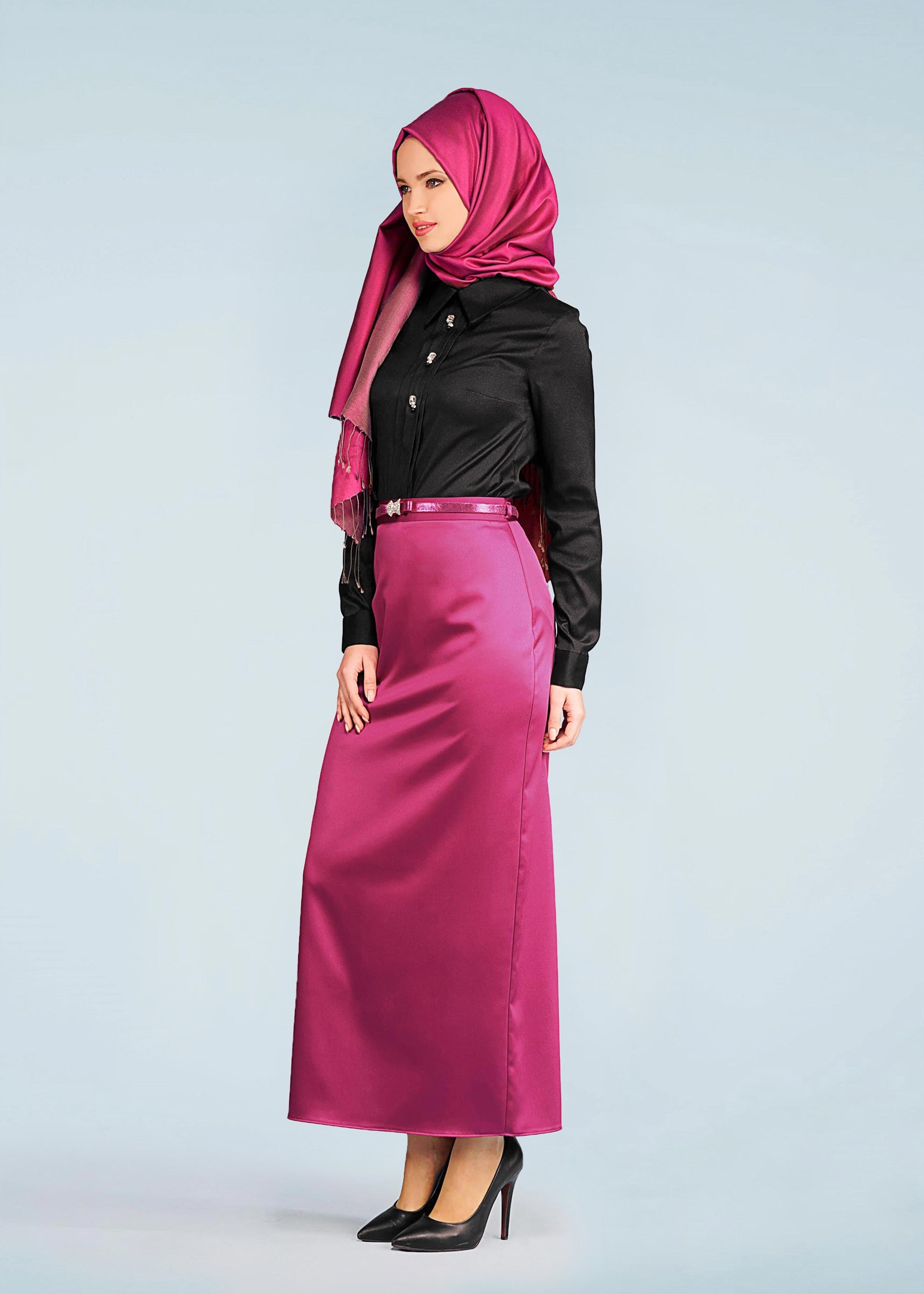 Tesettür giyim MOR 6012 ALİSSA ETEK 38/44