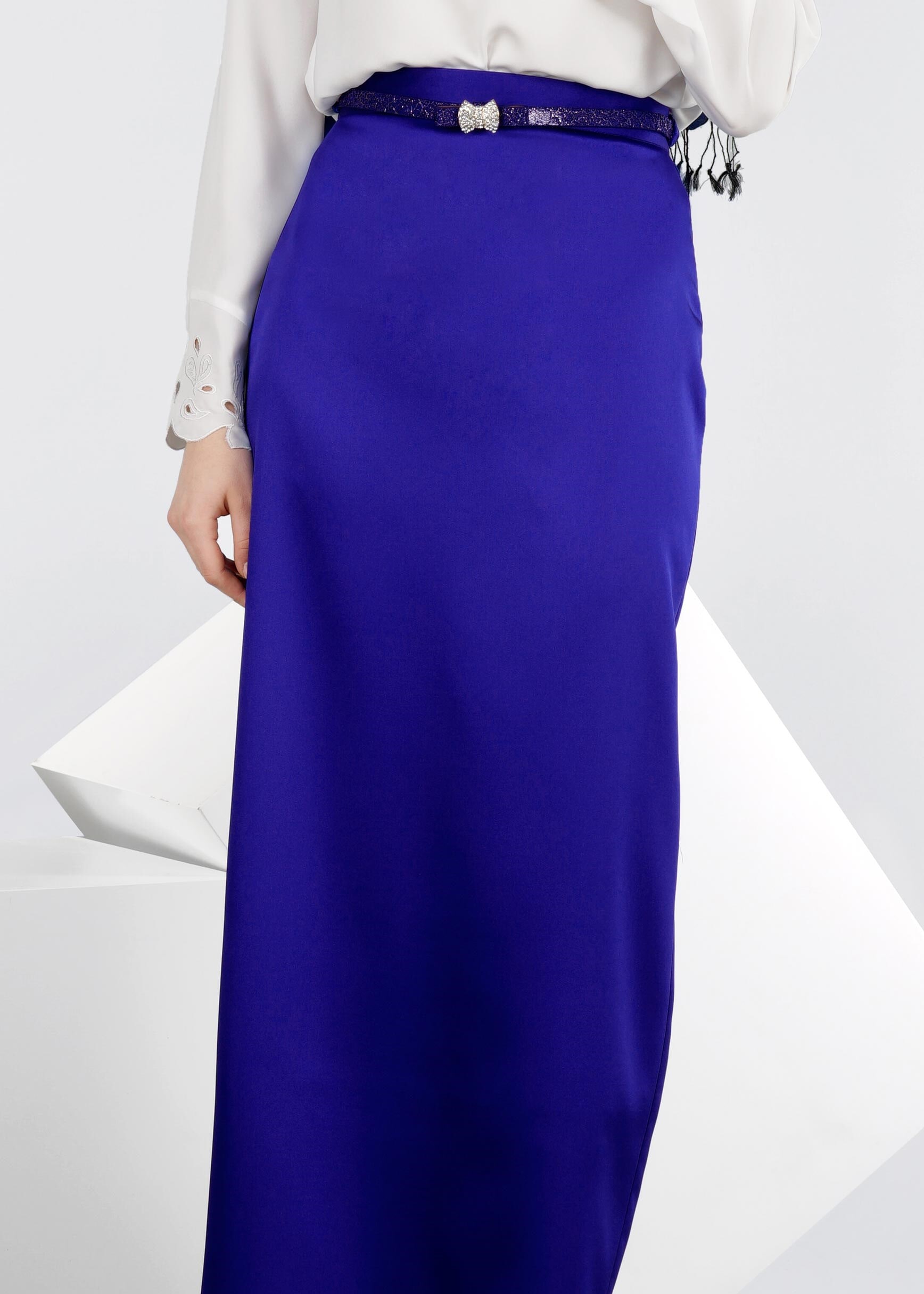 Tesettür giyim LACİVERT 6012 ALİSSA ETEK 38/44