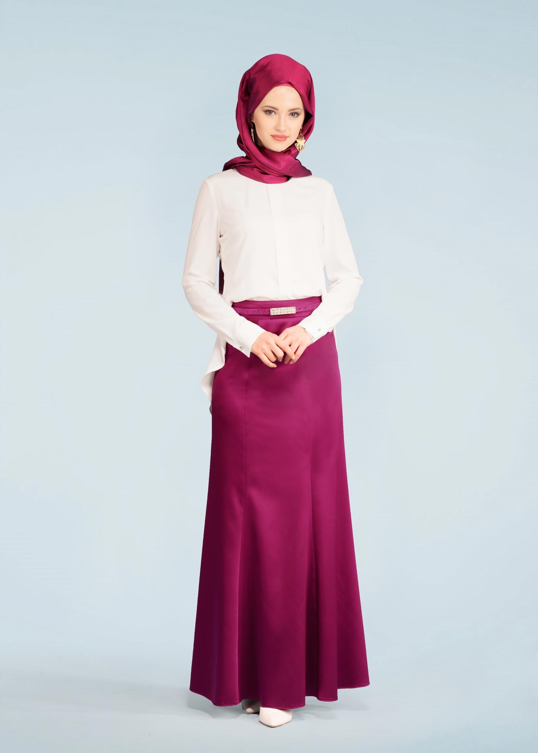 Tesettür giyim MOR 6013 ALİSSA ETEK 38/44