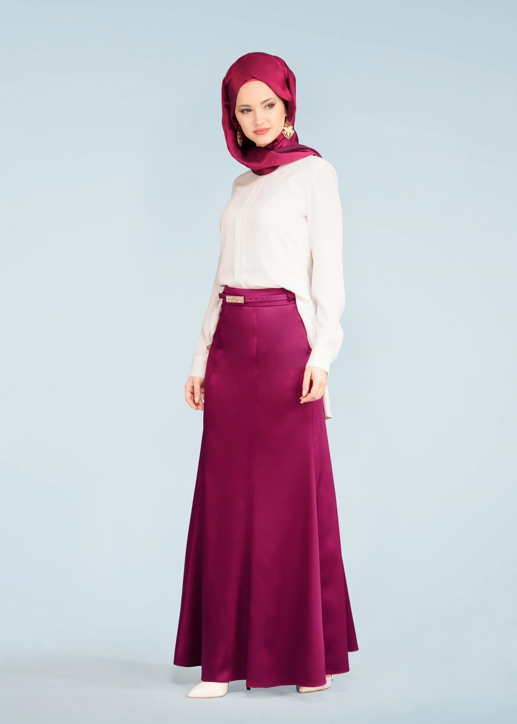 Tesettür giyim MOR 6013 ALİSSA ETEK 38/44