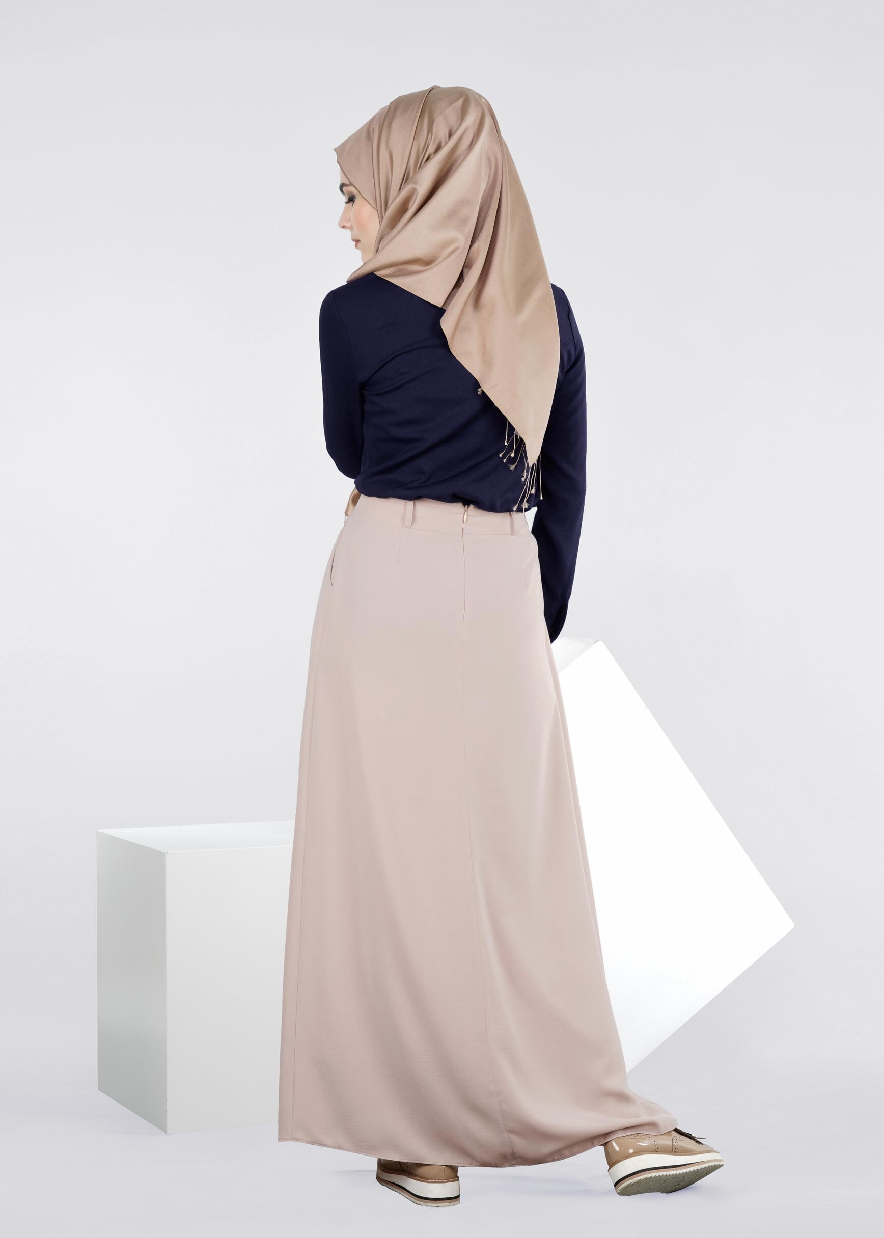 Tesettür giyim BEJ 6016 7785 ETEK 38/44