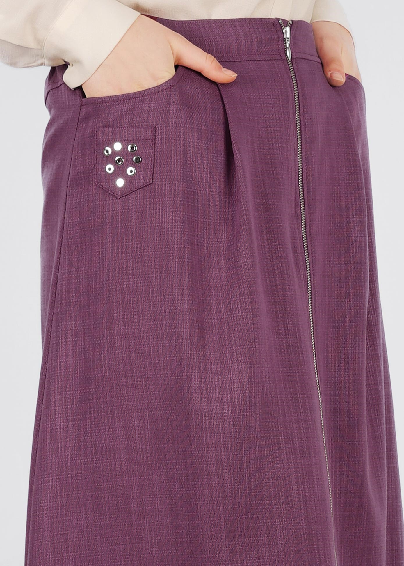 Tesettür giyim MOR 6017 SHOGUN TESETTÜR ETEK 36/44 TEK38