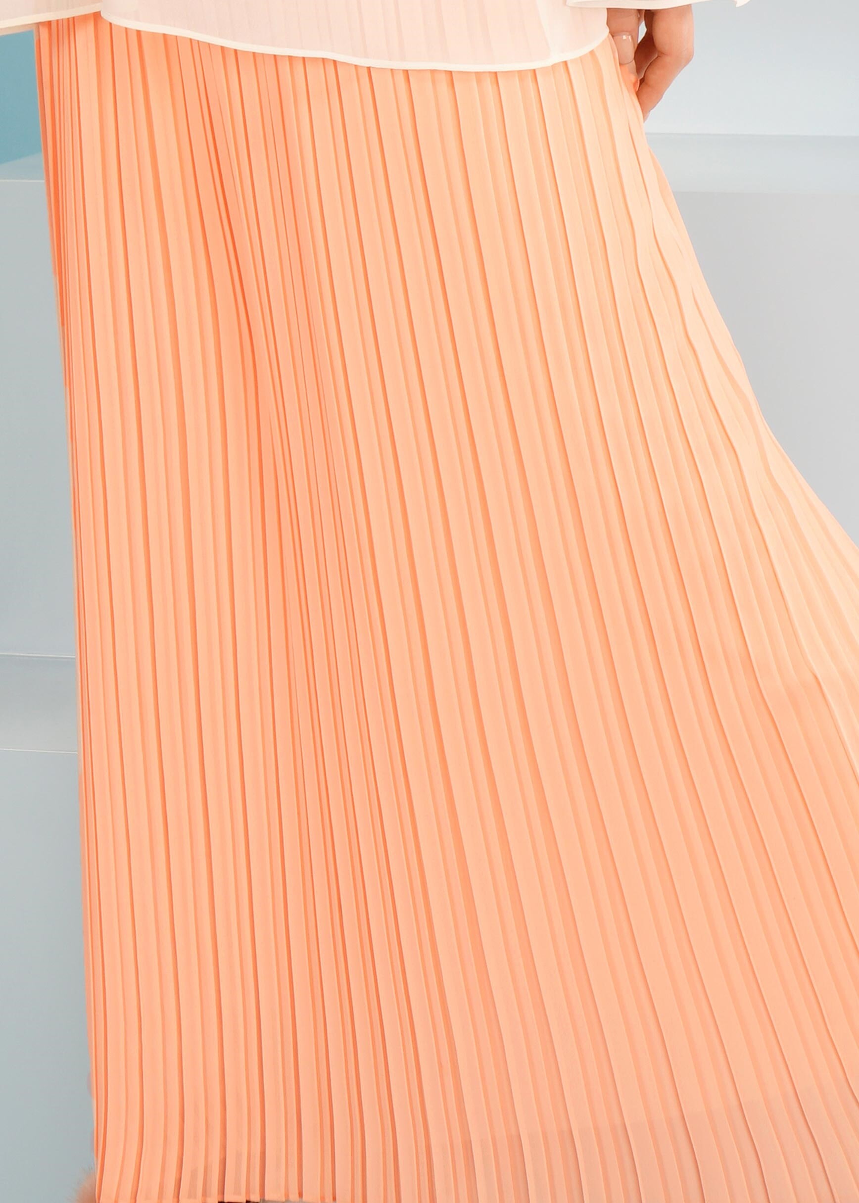 Tesettür giyim PUDRA 6019 NEW MULTİ ŞİFON ETEK 38/46