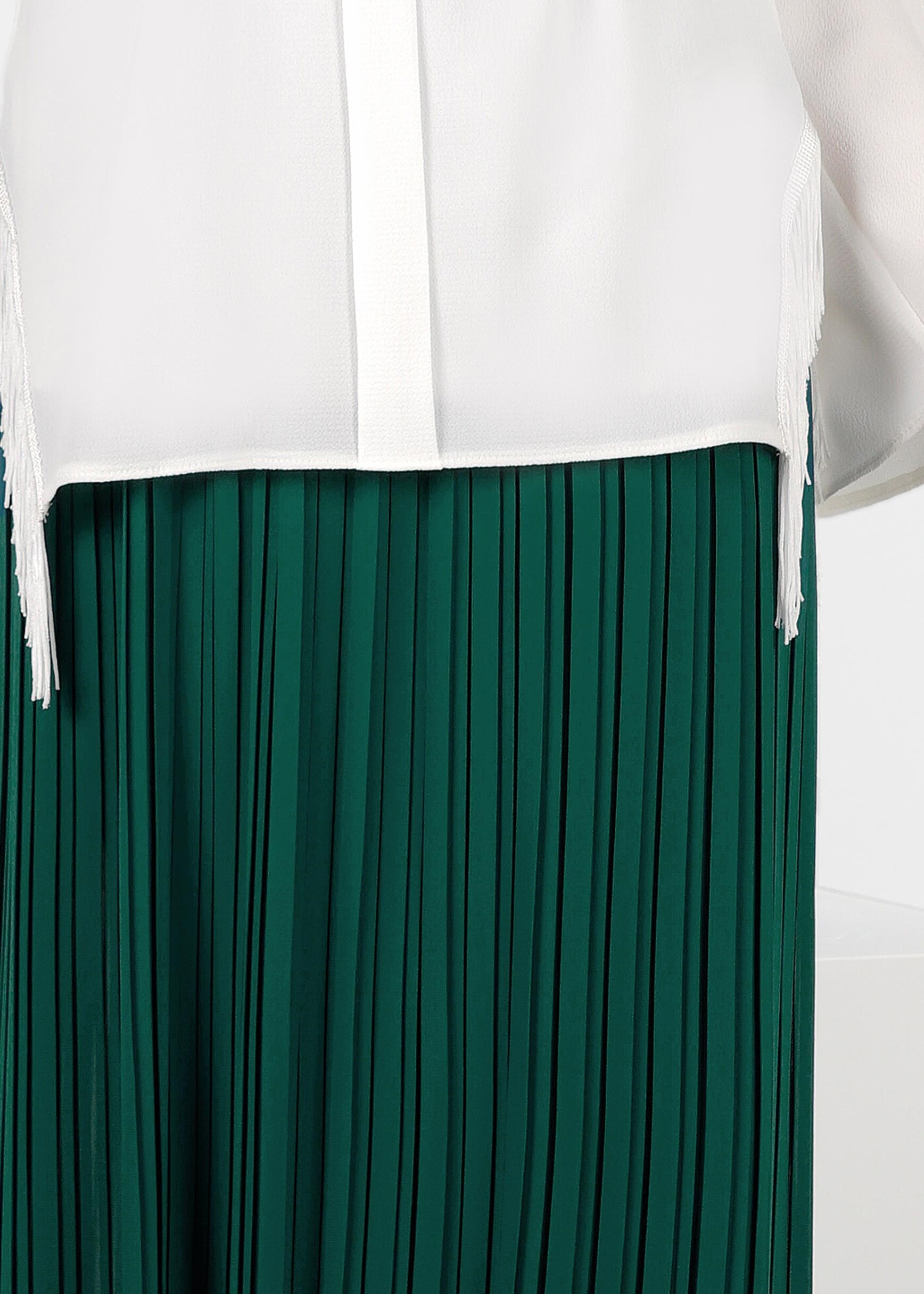 Tesettür giyim YEŞİL 6019 NEW MULTİ ŞİFON ETEK 38/46