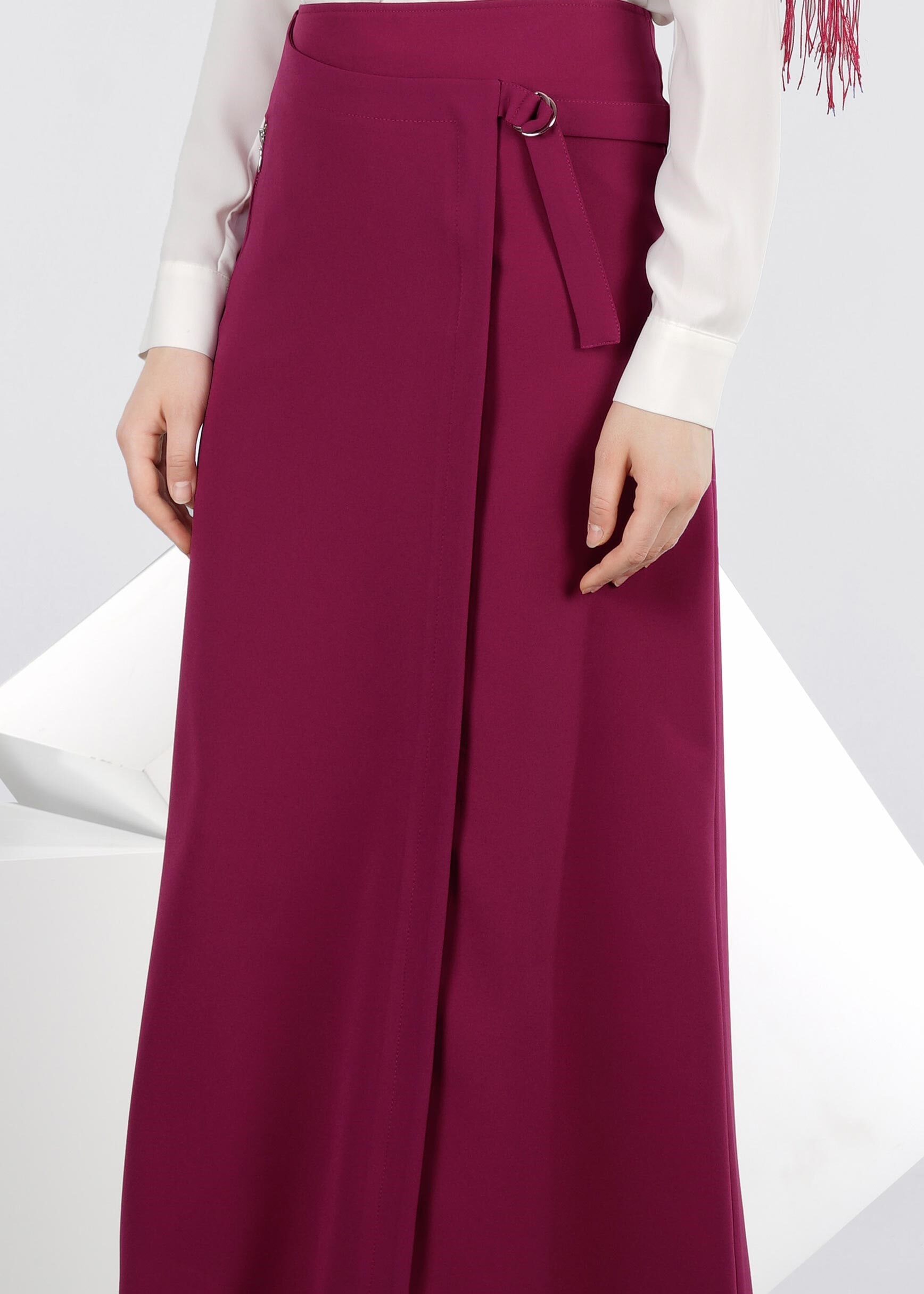 Tesettür giyim MOR 6022 ZADE ETEK 38/46 TEK40