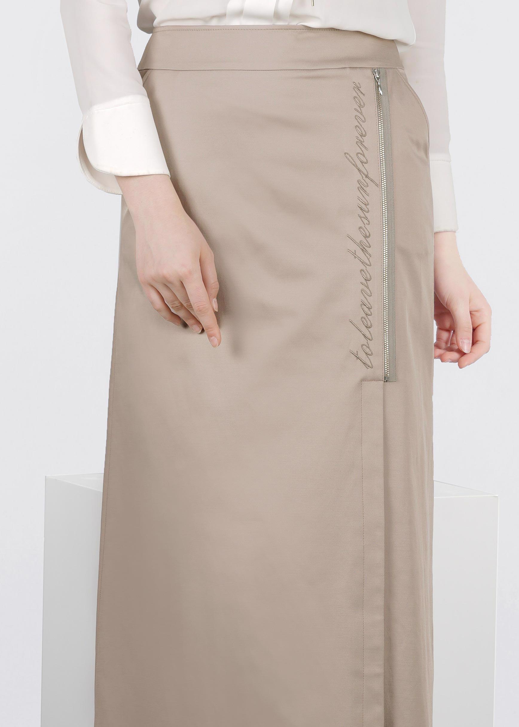 Tesettür giyim VİZON 6025 PEREN 15734 ETEK 38/46 TEK40