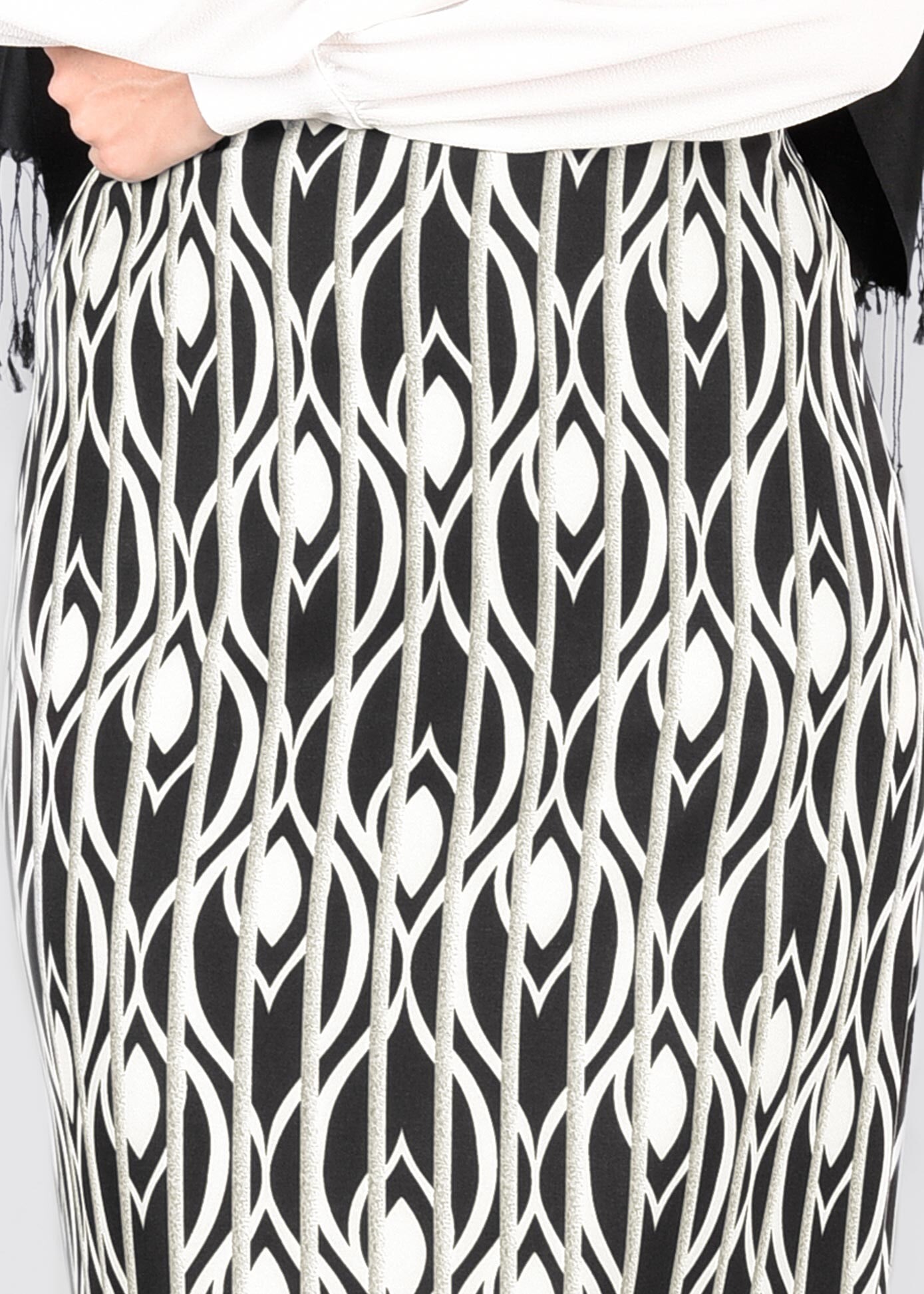 Tesettür giyim SİYAH 6028 POWER 2127 ETEK 38/48 TEK40