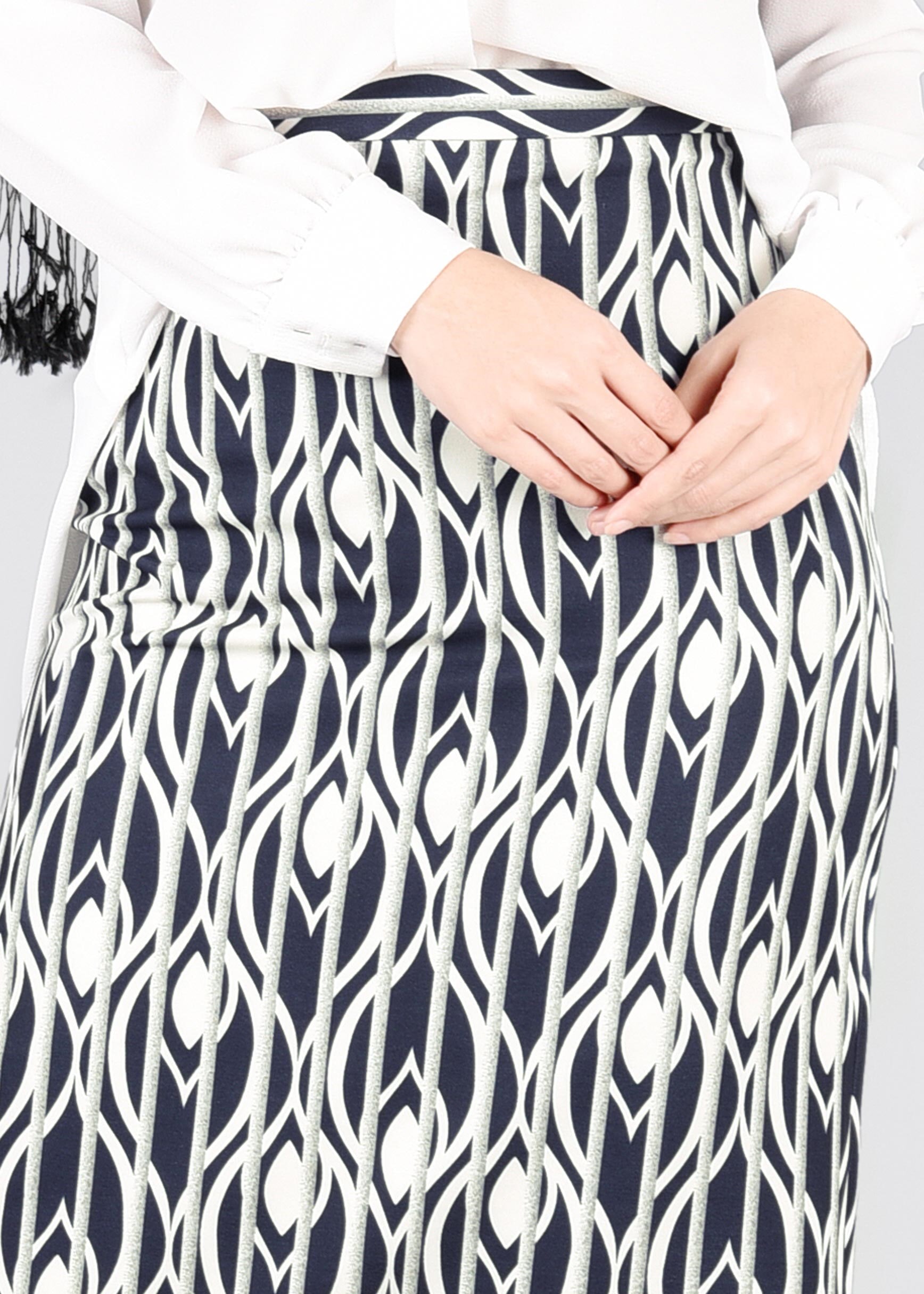 Tesettür giyim LACİVERT 6028 POWER 2127 ETEK 38/48 TEK40