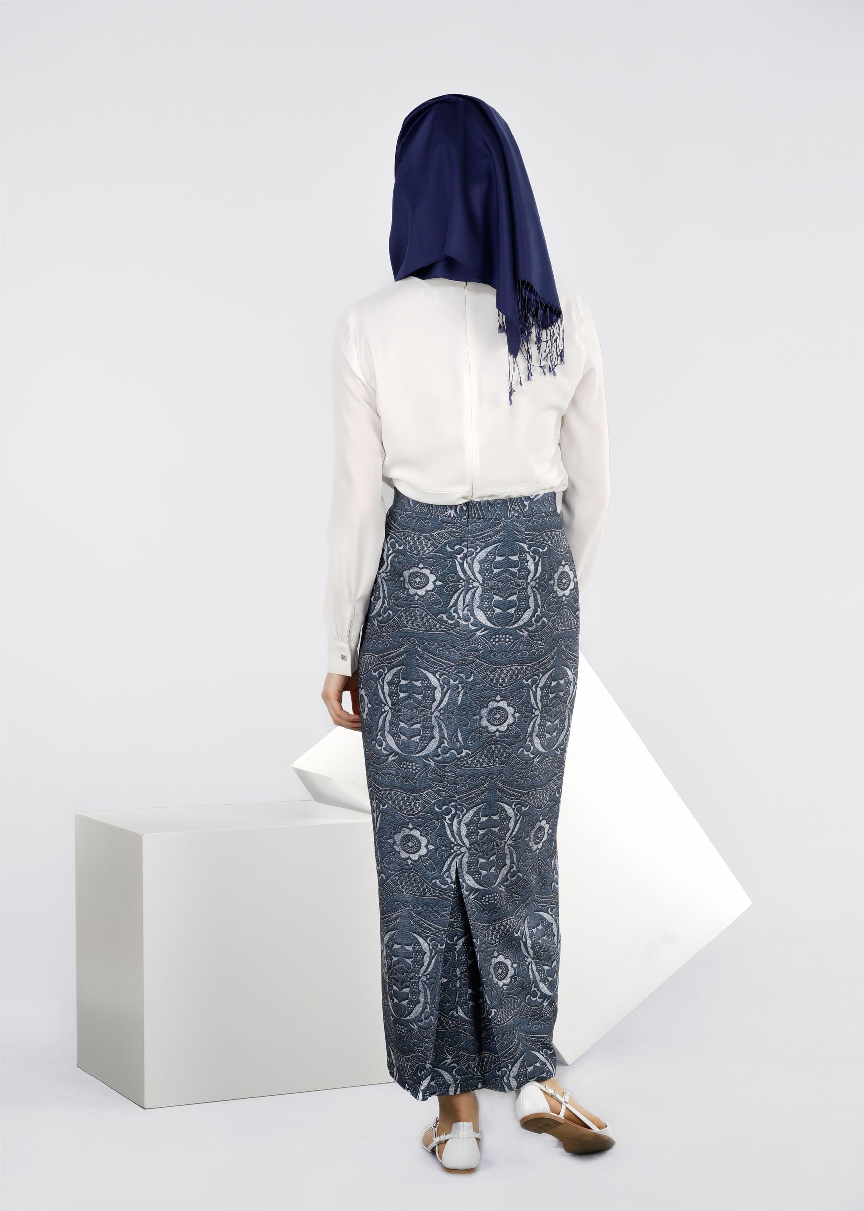 Tesettür giyim LACİVERT 6030 SEDEF 9845 ETEK 38/44