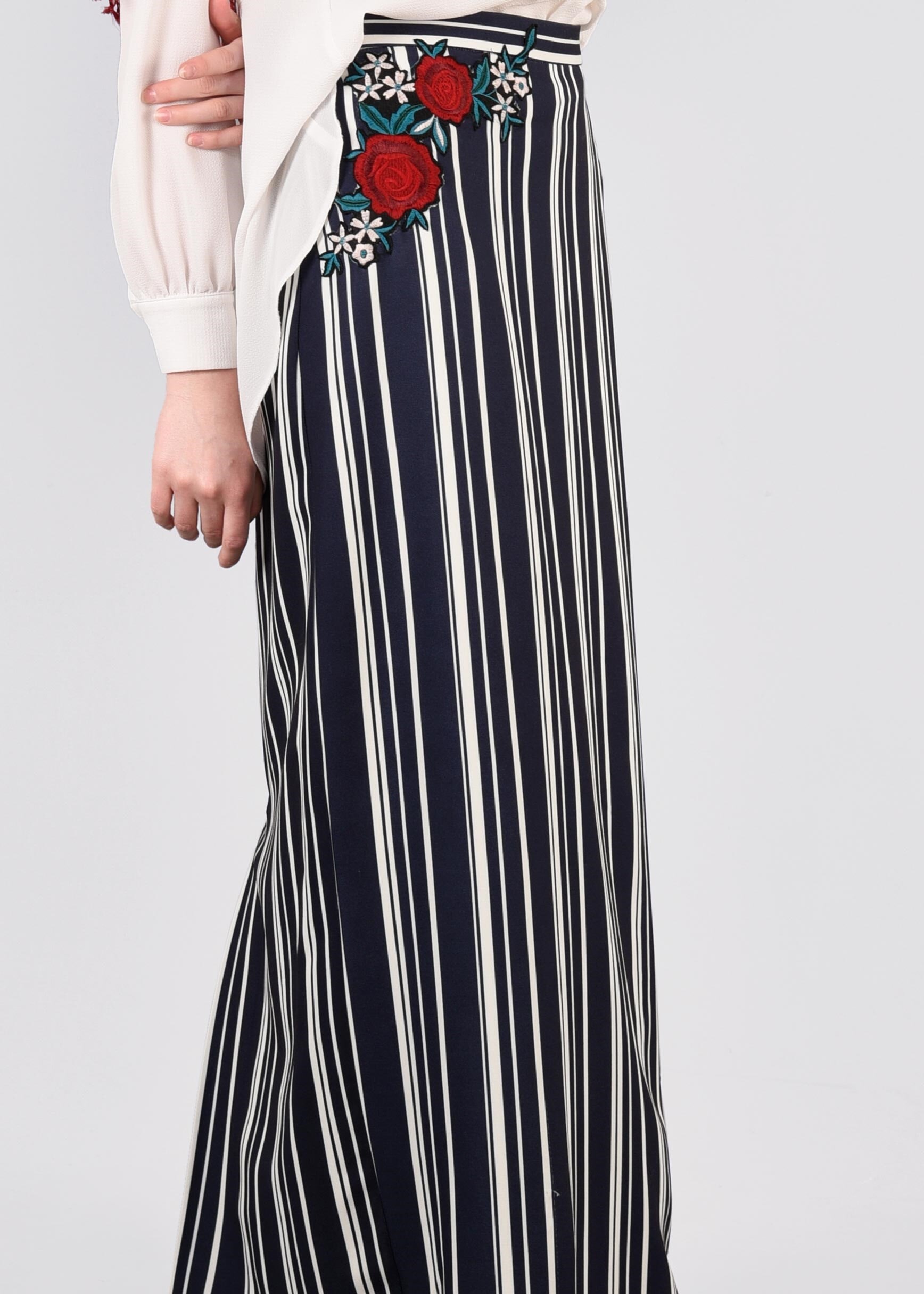 Tesettür giyim LACİVERT 6031 POWER 2024 ETEK 38/46 TEK40