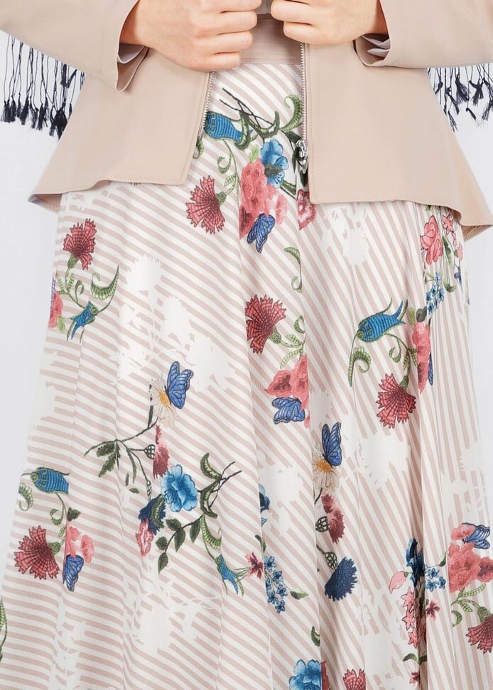 Tesettür giyim PUDRA 6037 KOBE 301010 ETEK 38/44