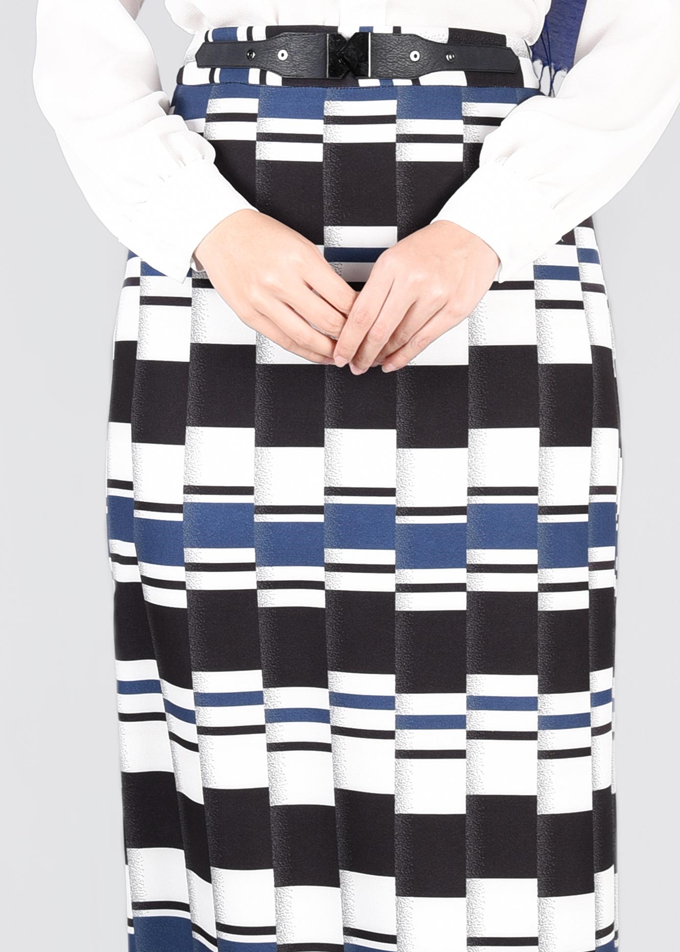 Tesettür giyim LACİVERT 6038 POWER 2105 ETEK 38/46 TEK40