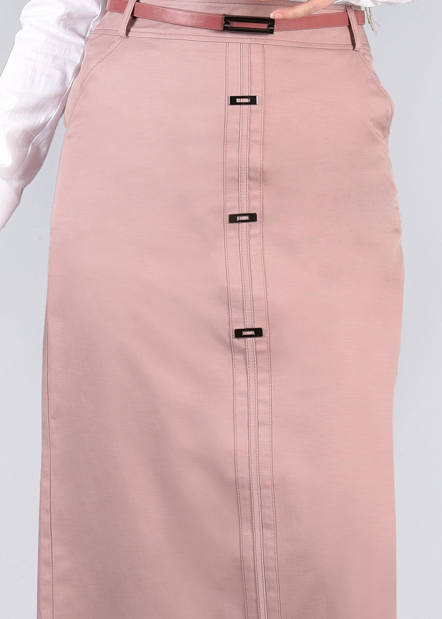 Tesettür giyim PUDRA 6040 FELİX 15336 ETEK 38/46 TEK40