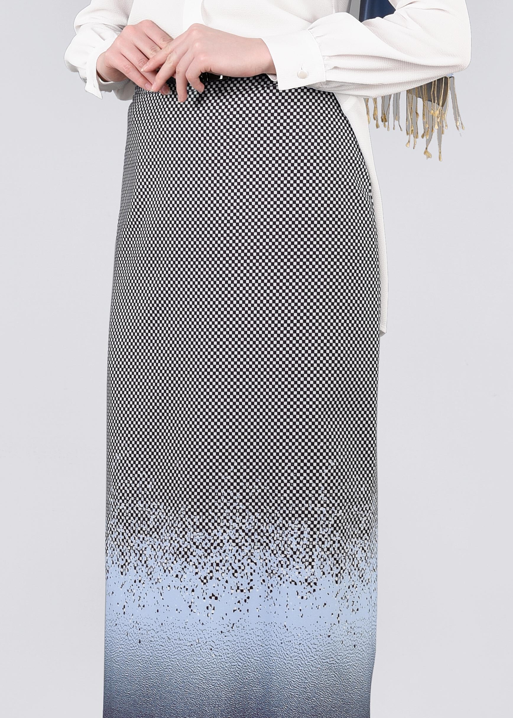 Tesettür giyim MAVİ 6041 POWER 2246 ETEK 38/46 TEK40