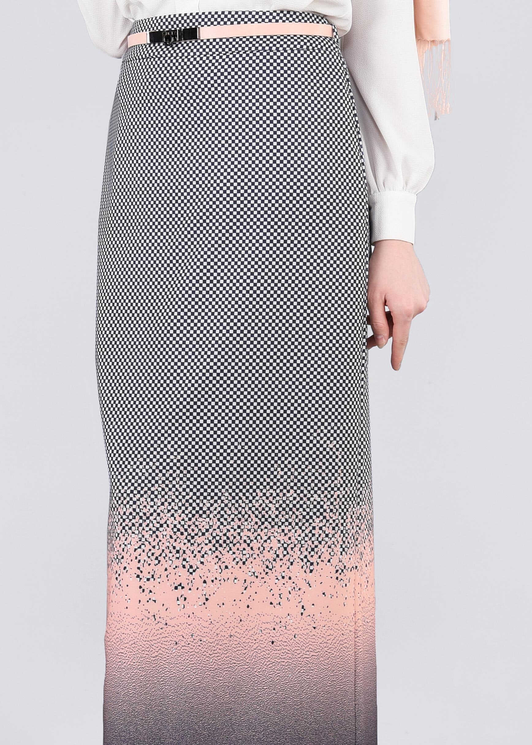 Tesettür giyim PUDRA 6041 POWER 2246 ETEK 38/46 TEK40