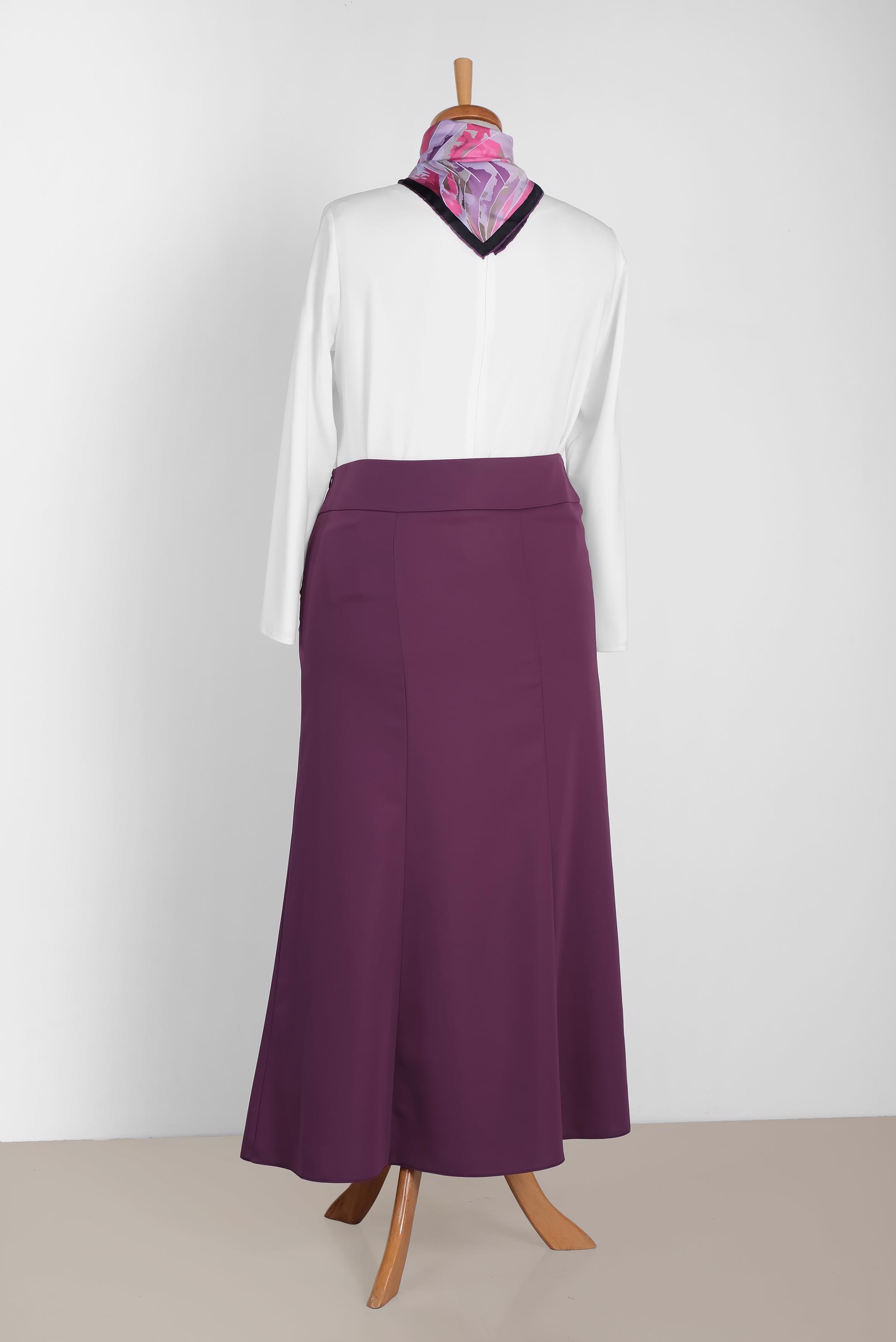 Tesettür giyim MOR 6046 ELİTE 11620 ETEK 44/52 TEK42