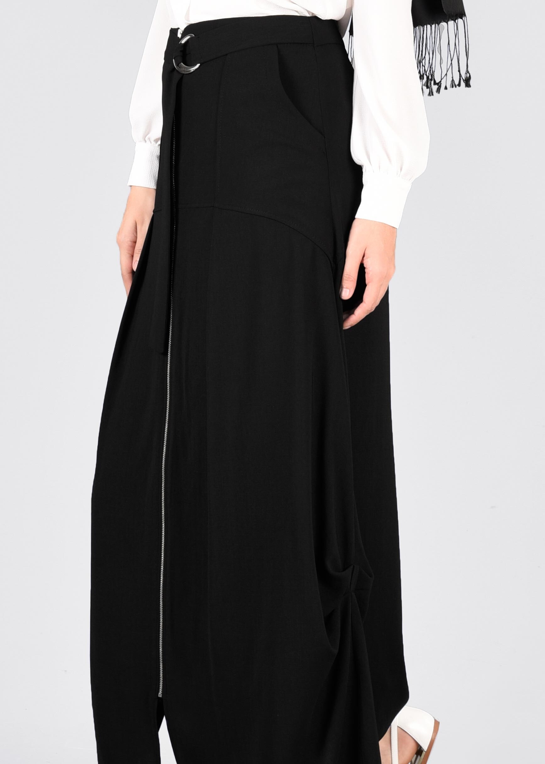 Tesettür giyim SİYAH 6049 7785 ETEK 36/44