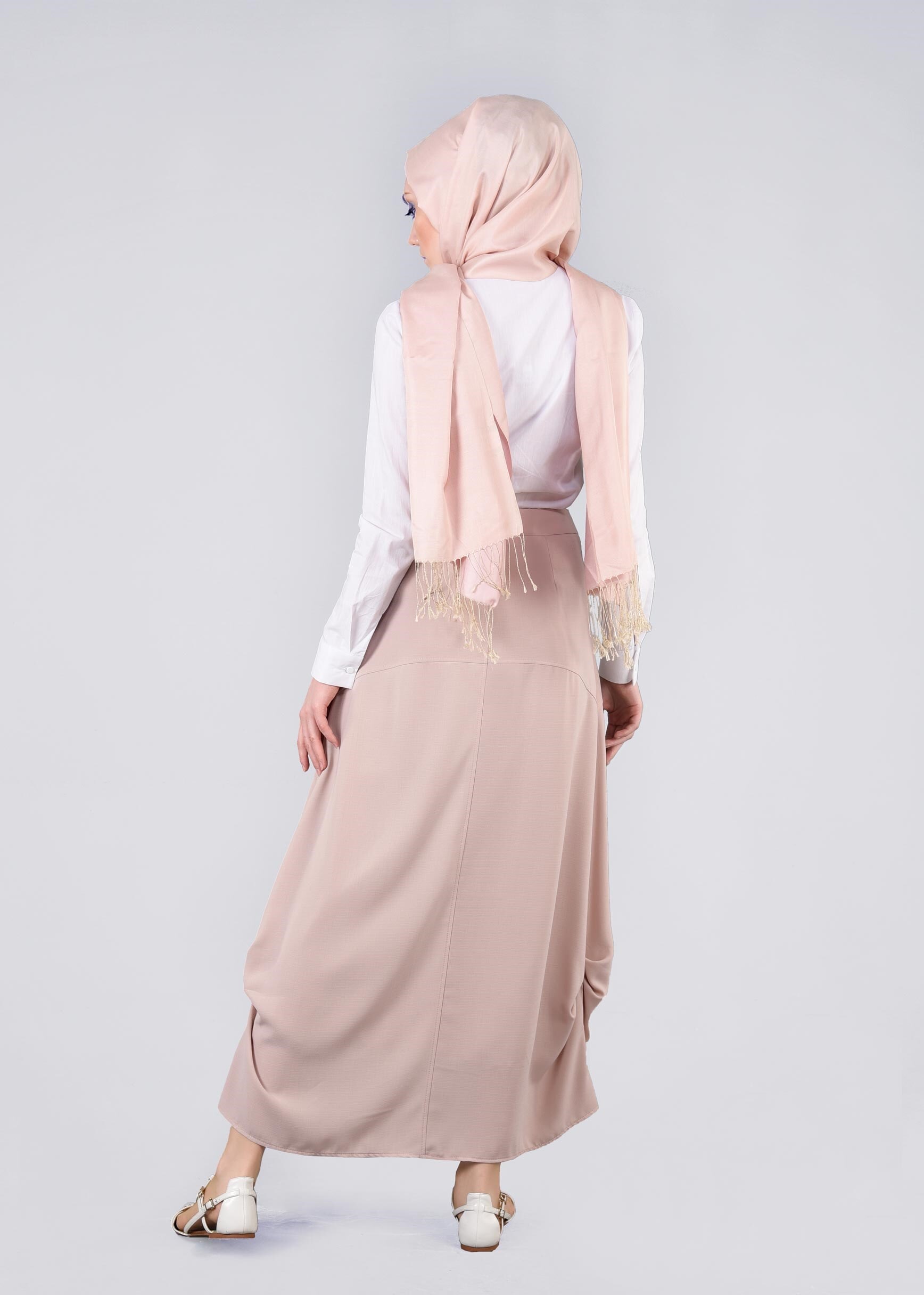 Tesettür giyim BEJ 6049 7785 ETEK 36/44