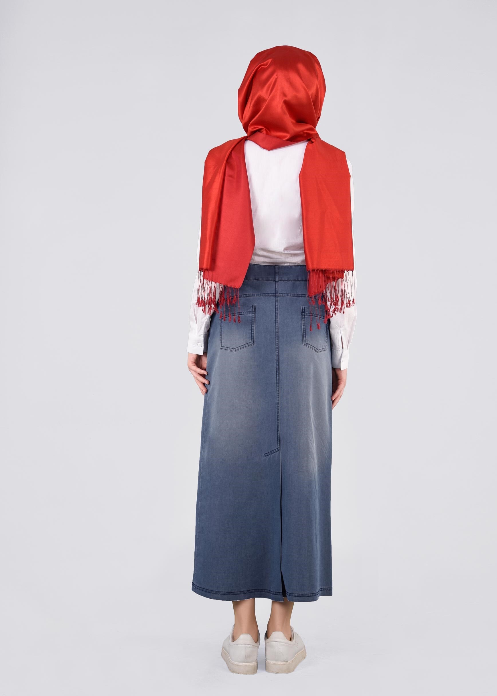 Tesettür giyim LACİVERT 6050 DALLAS ETEK 38/44 TEK36