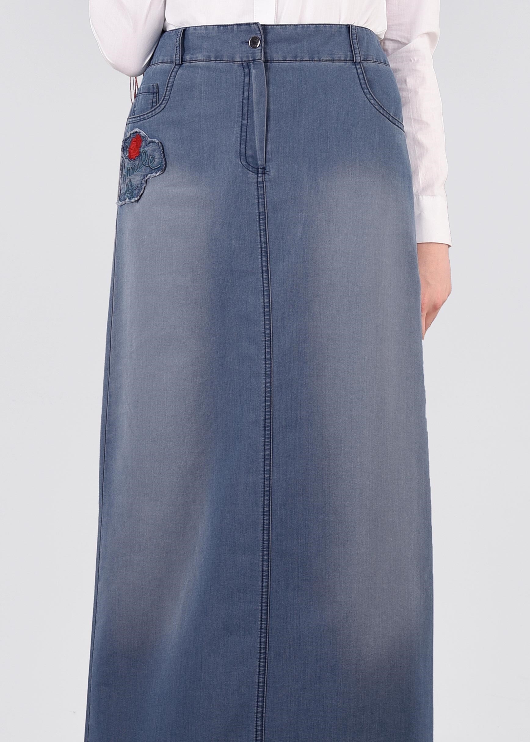 Tesettür giyim LACİVERT 6050 DALLAS ETEK 38/44 TEK36