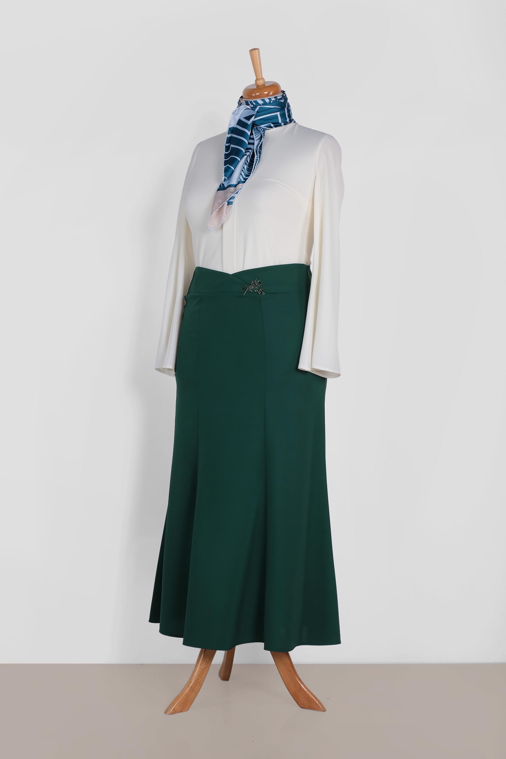 Hijab clothing GREEN 6058 ELİTE 11620 ETEK 44/52 TEK42