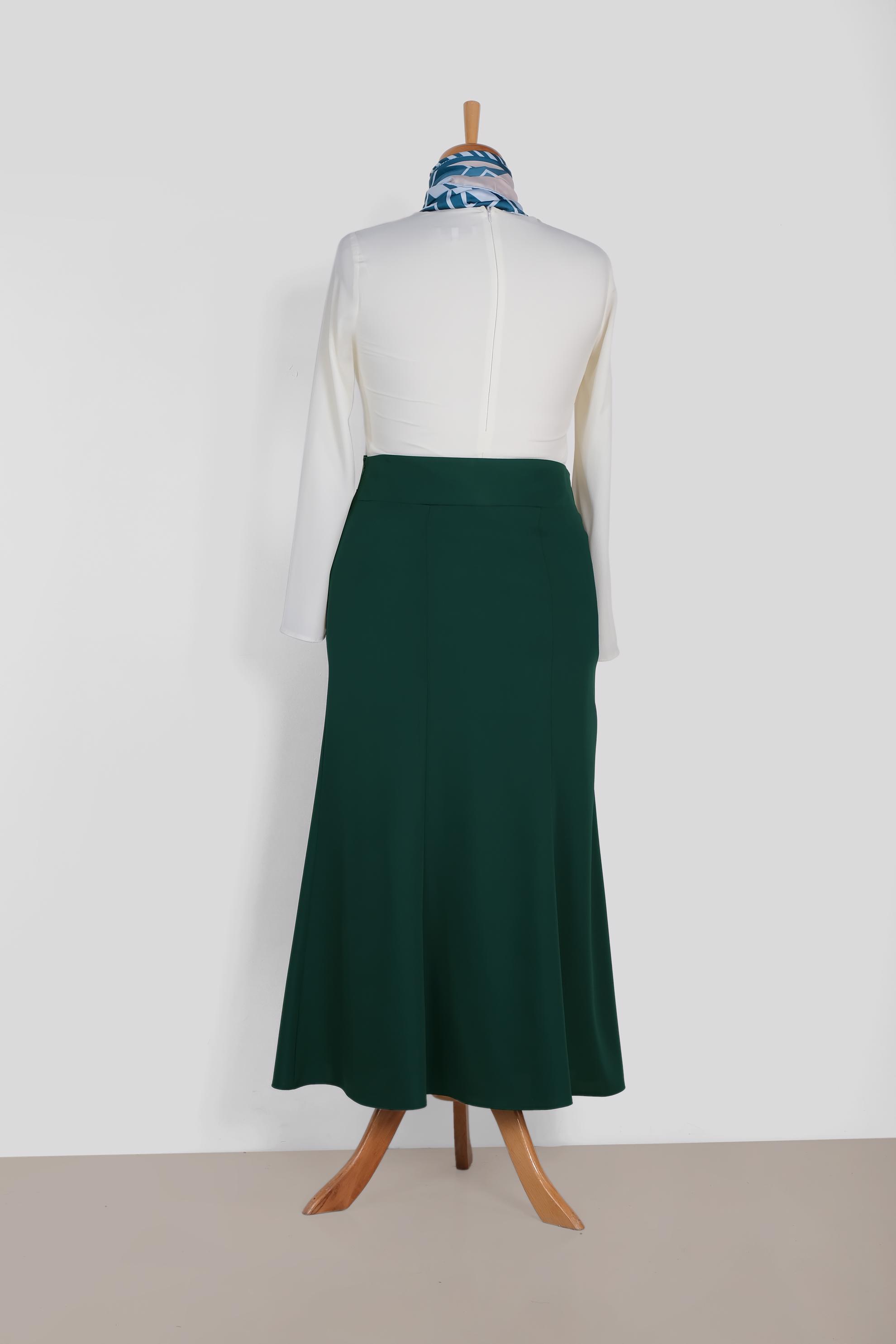 Hijab clothing GREEN 6058 ELİTE 11620 ETEK 44/52 TEK42