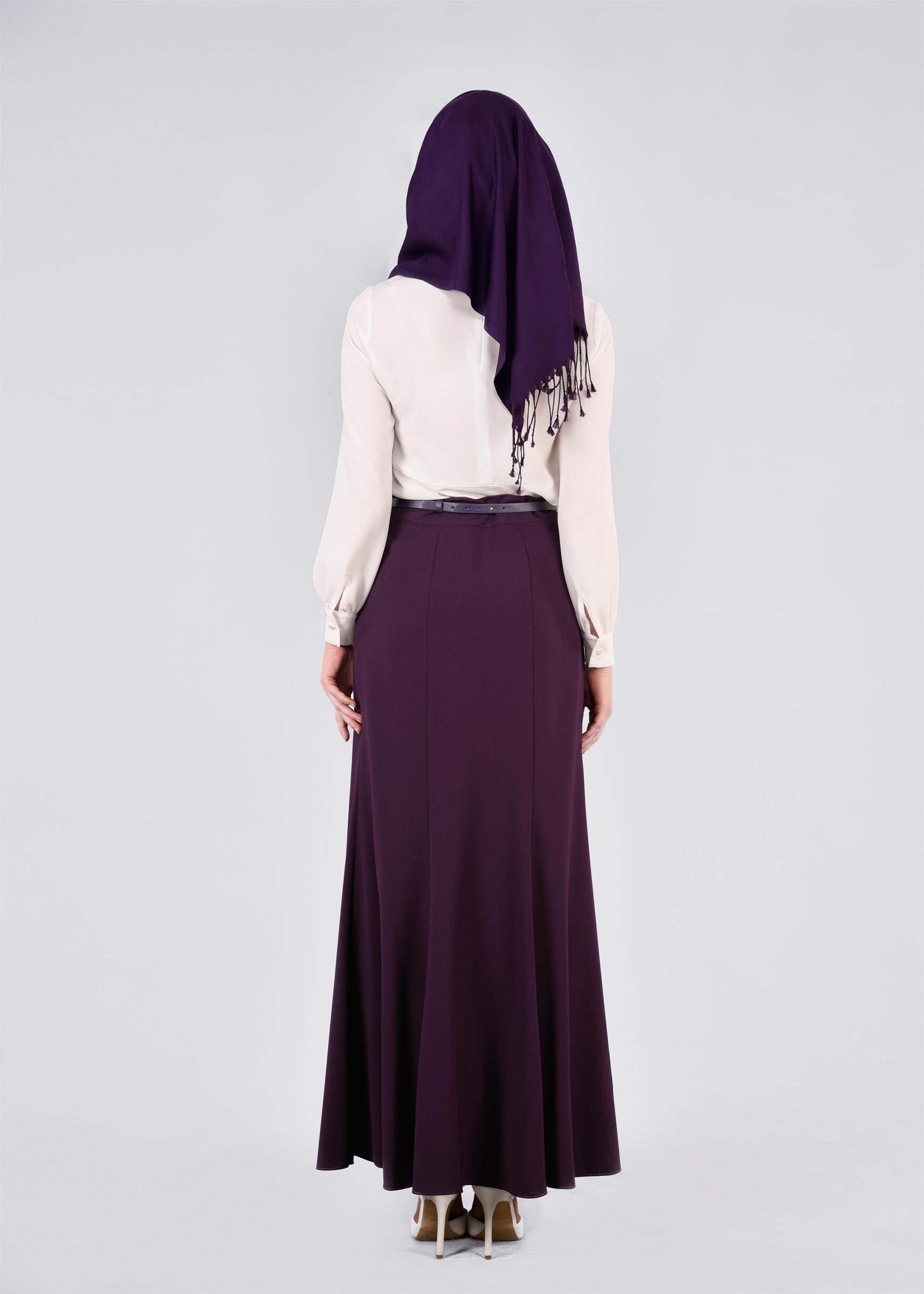 Tesettür giyim MOR 6061 CAMİLA 6385 ETEK 38/44 TEK40