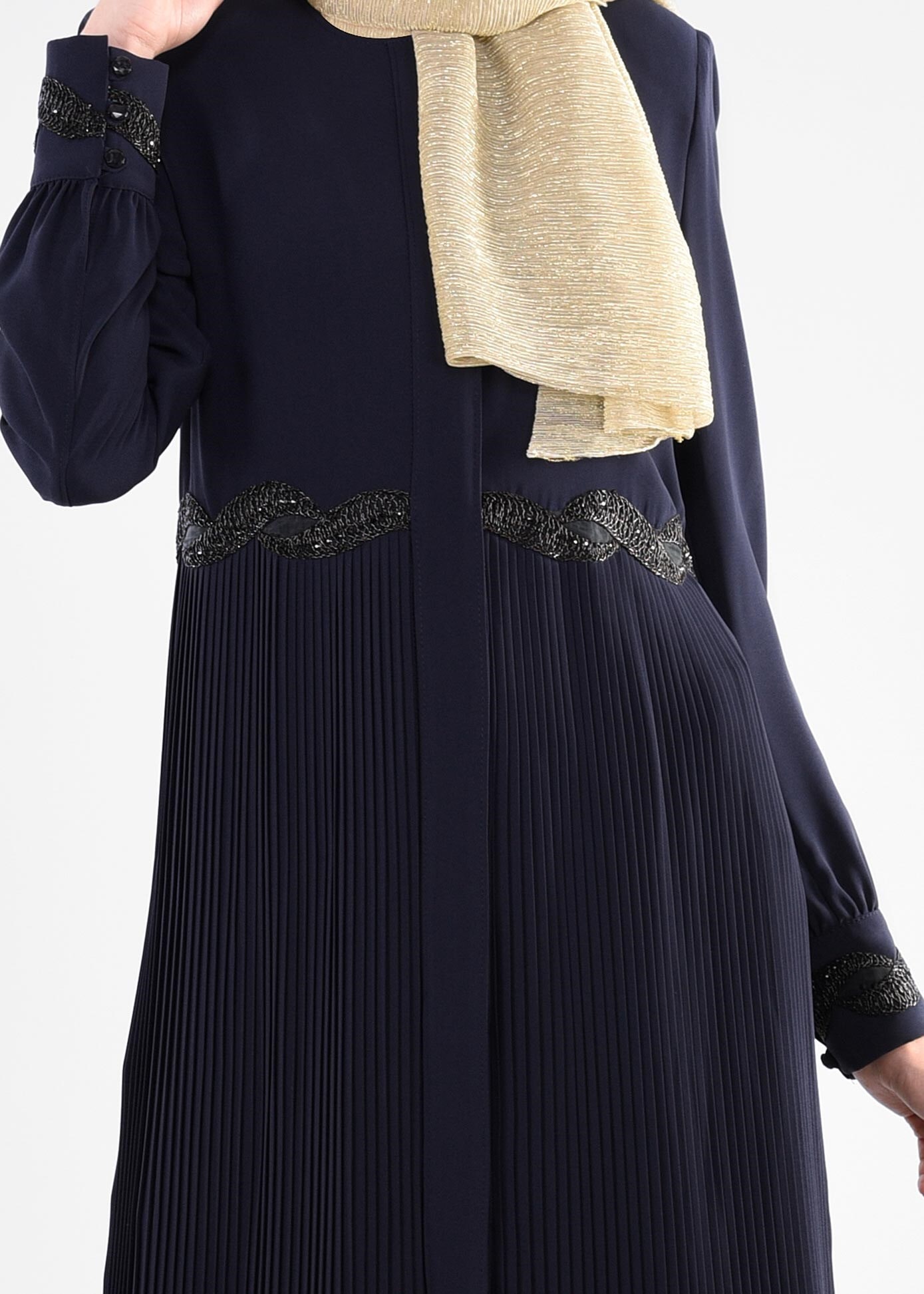 Tesettür giyim LACİVERT 8243 NEW ALYA FERACE 38/46 TEK40