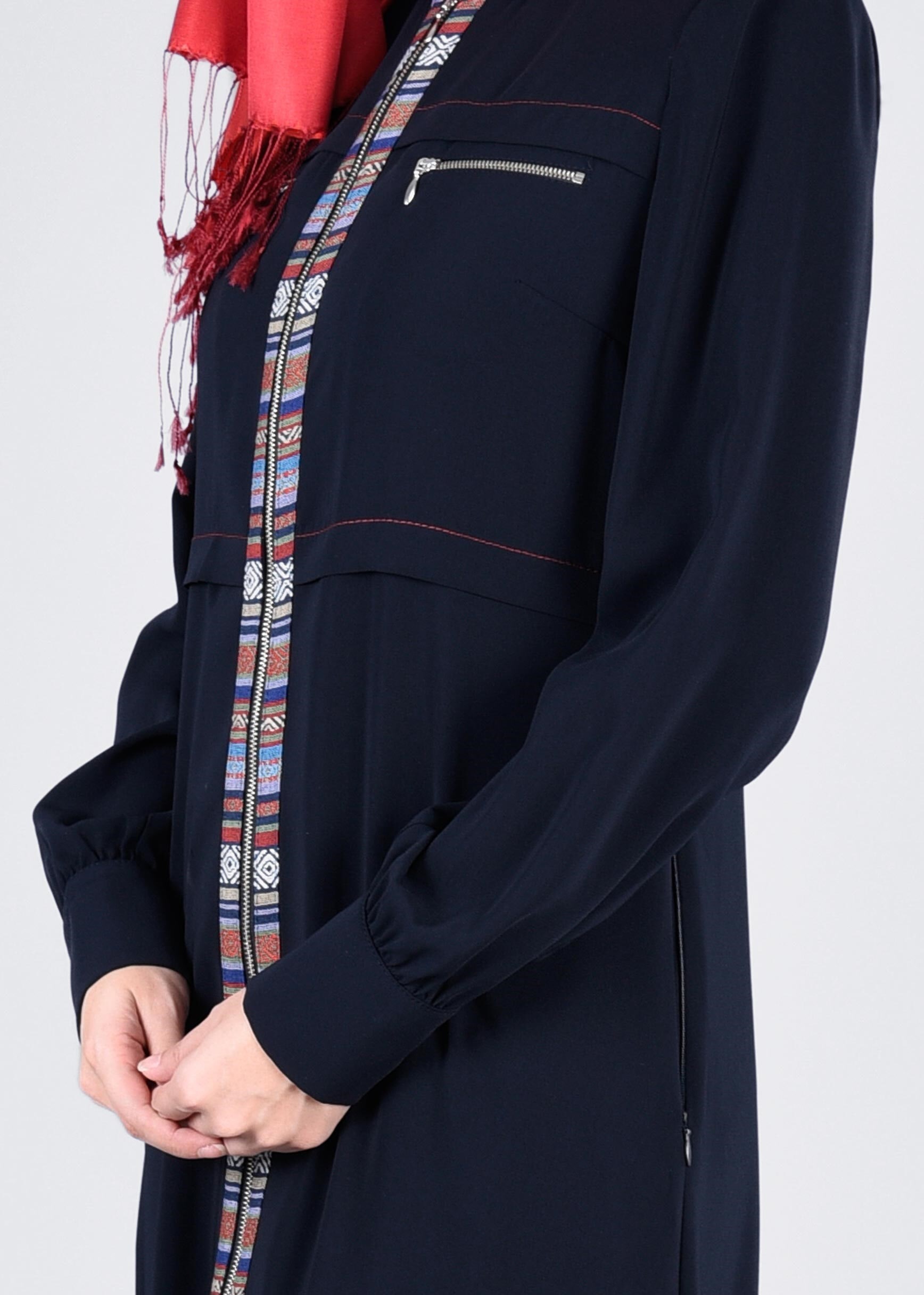 Tesettür giyim LACİVERT 8251 ESMA 6331 FERACE 38/46 TEK40