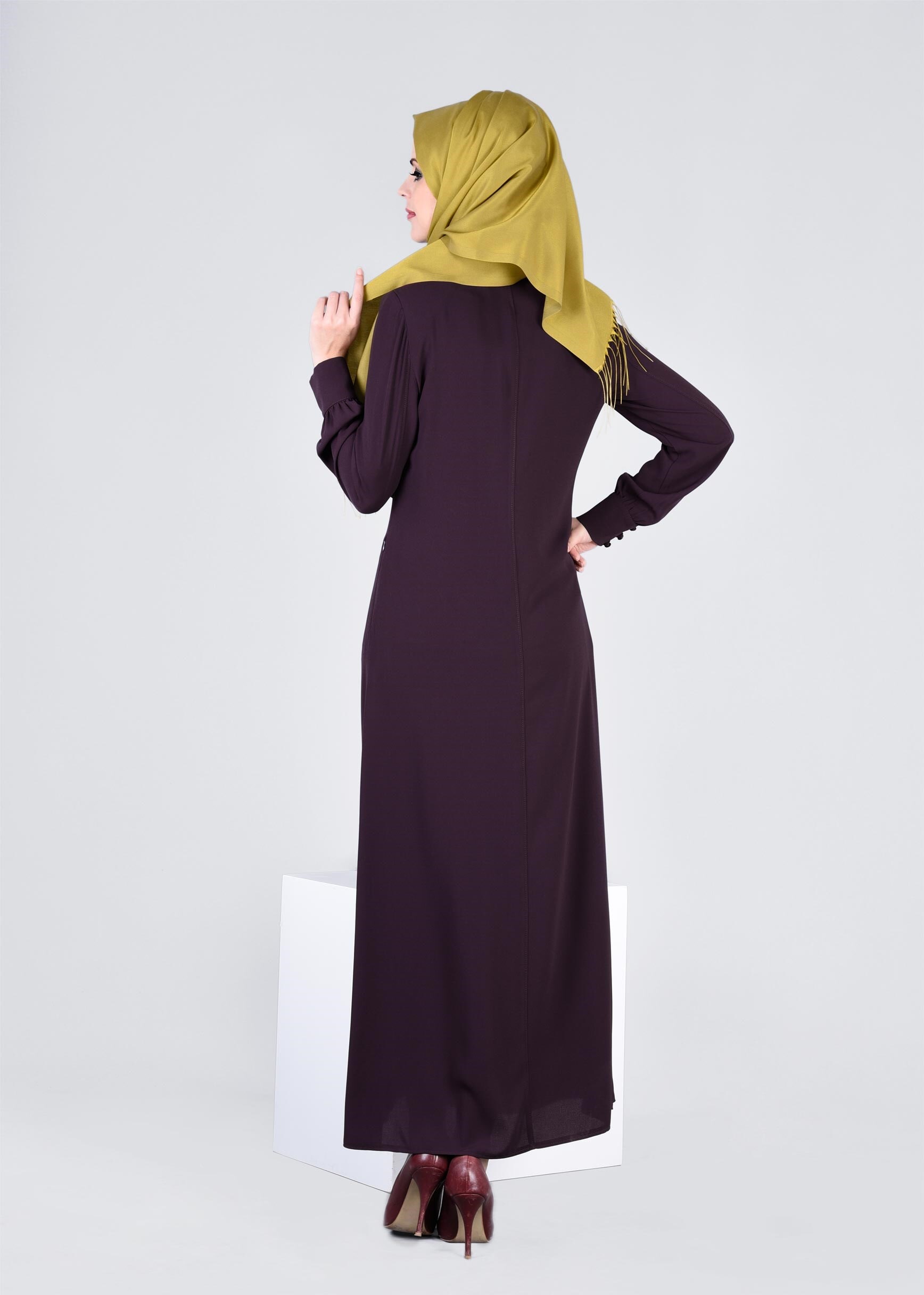 Tesettür giyim MÜRDÜM 8251 ESMA 6331 FERACE 38/46 TEK40