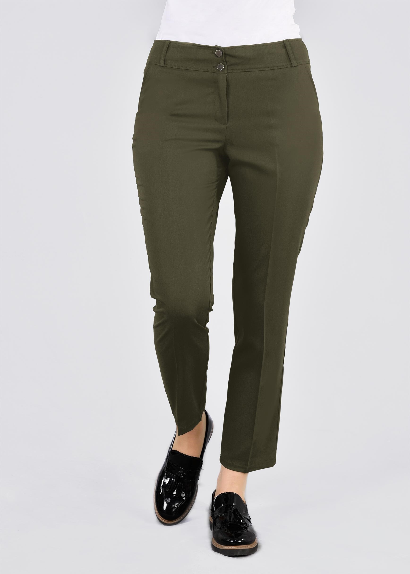 Tesettür giyim HAKİ PANTOLON 7103 