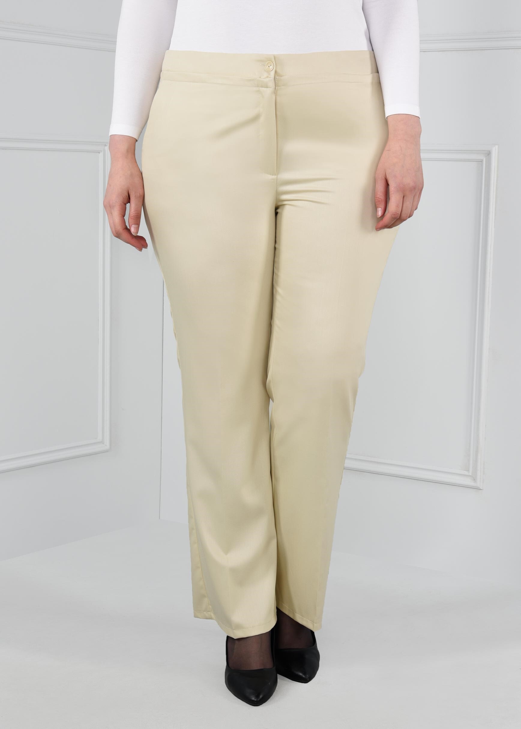 Tesettür giyim EKRU 7104 BERRA PANTOLON 44/52 TEK42