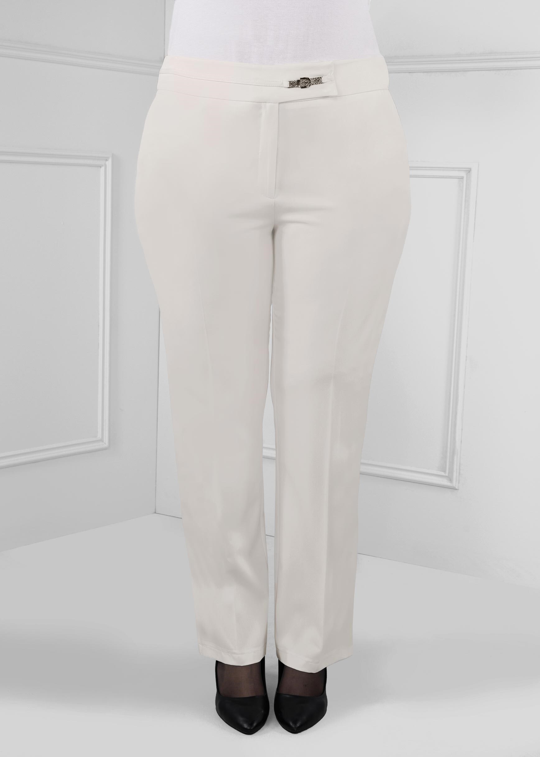 Tesettür giyim BEYAZ 7105 NATALİA PANTOLON 44/52 TEK42