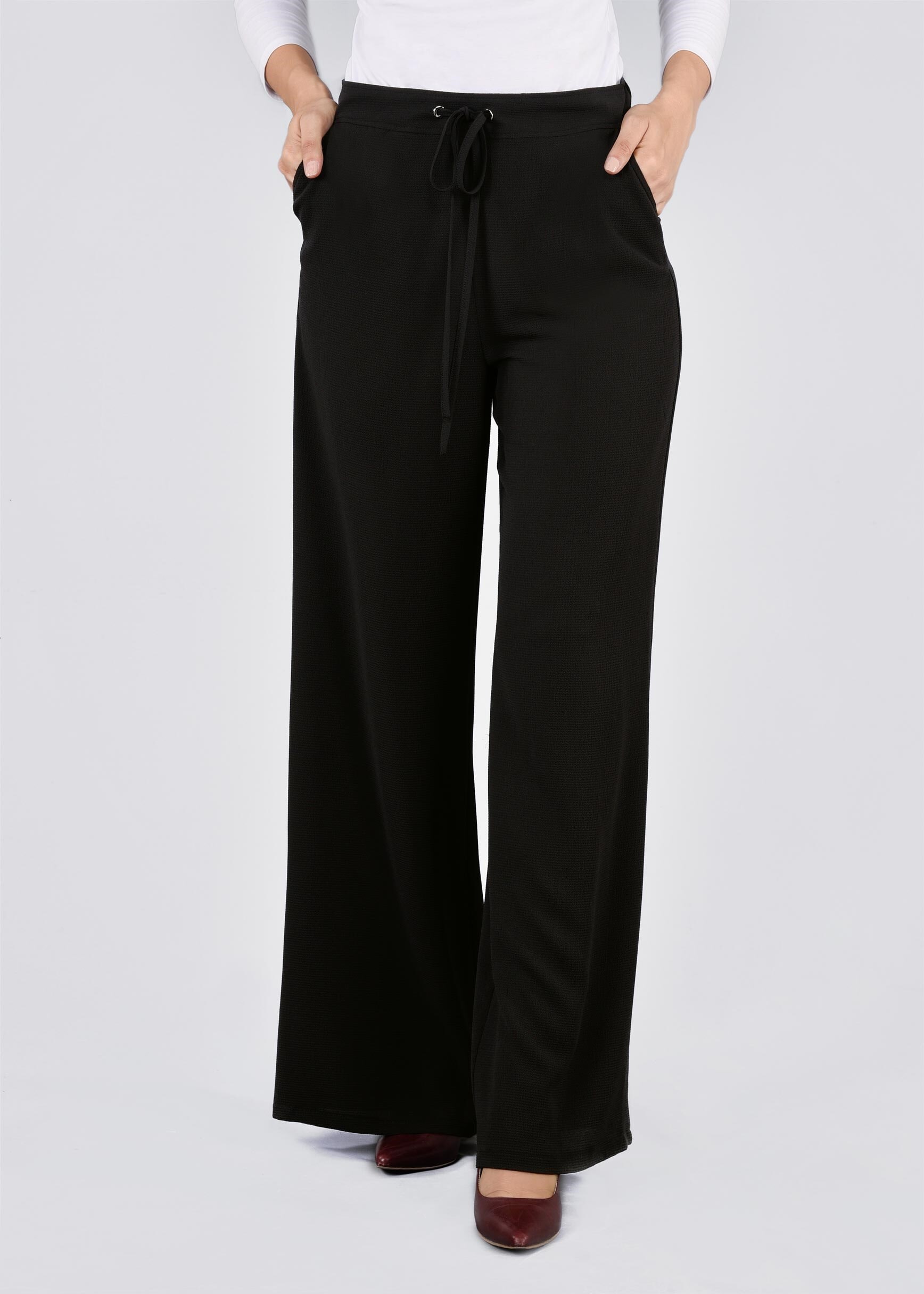 Tesettür giyim SİYAH 7108 NİŞANTAŞI PANTOLON 38/48 TEK40