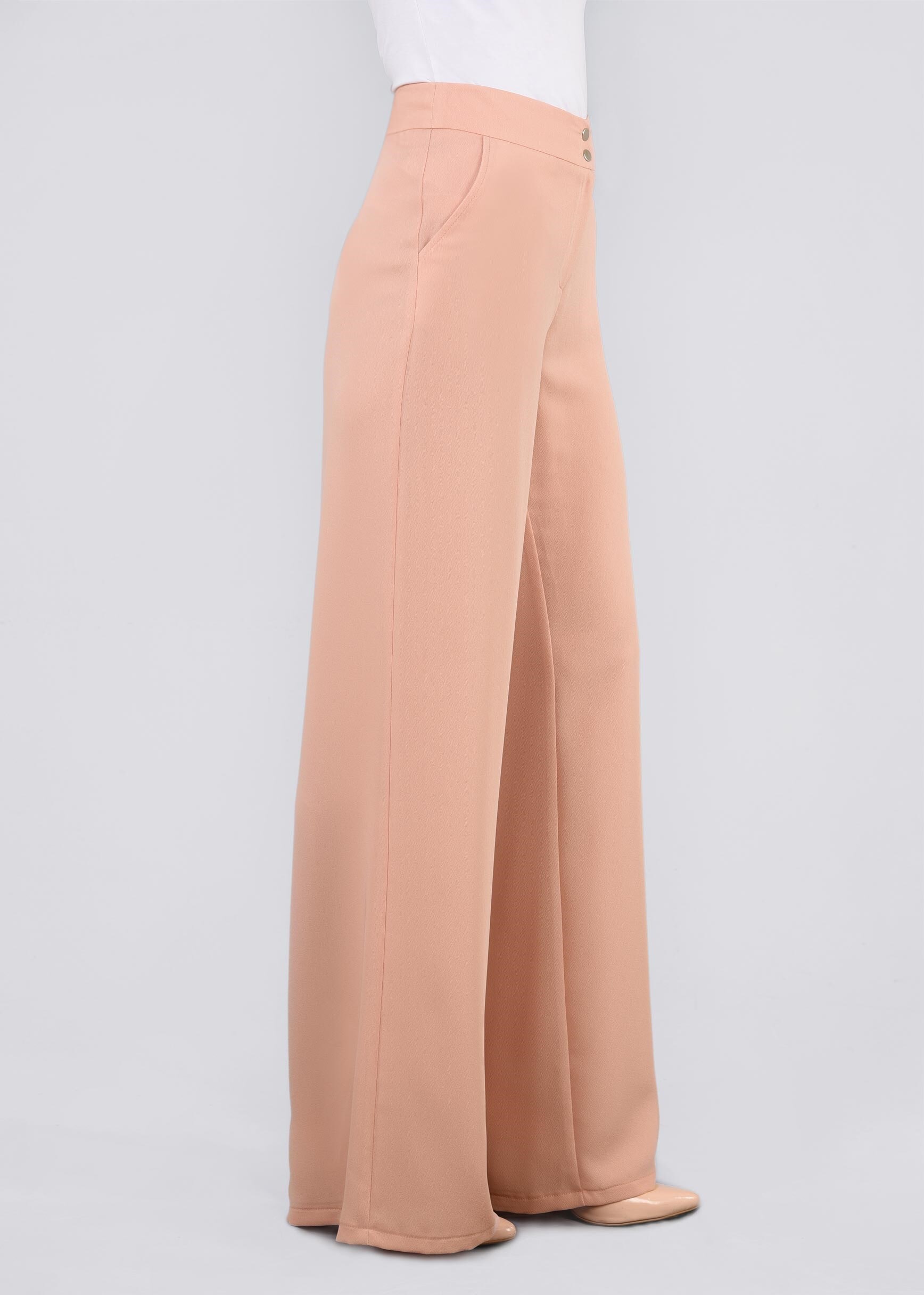 Tesettür giyim PUDRA 7109 NEW PERA PANTOLON 38/48 TEK40-38