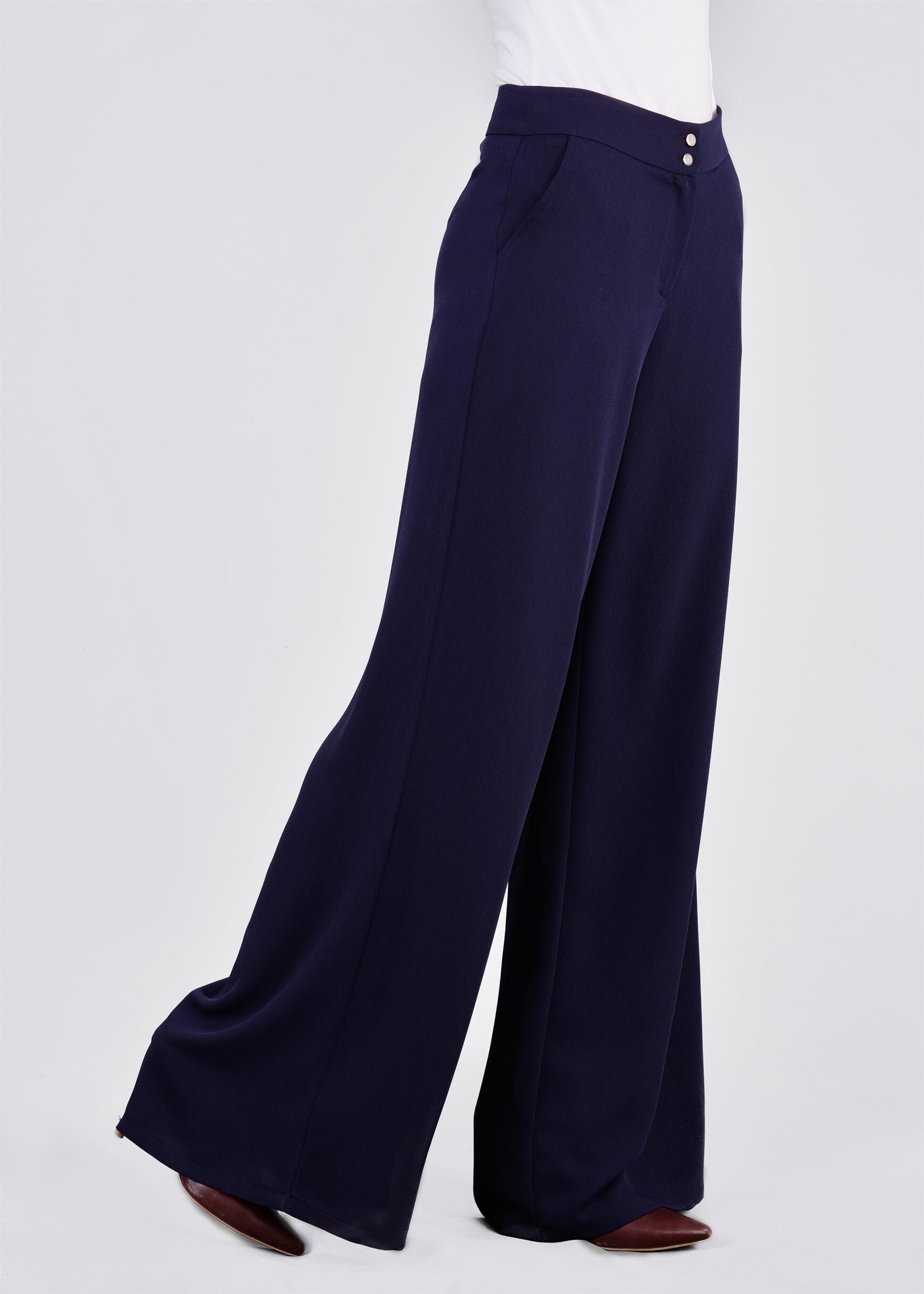 Tesettür giyim LACİVERT 7109 NEW PERA PANTOLON 38/48 TEK40-38