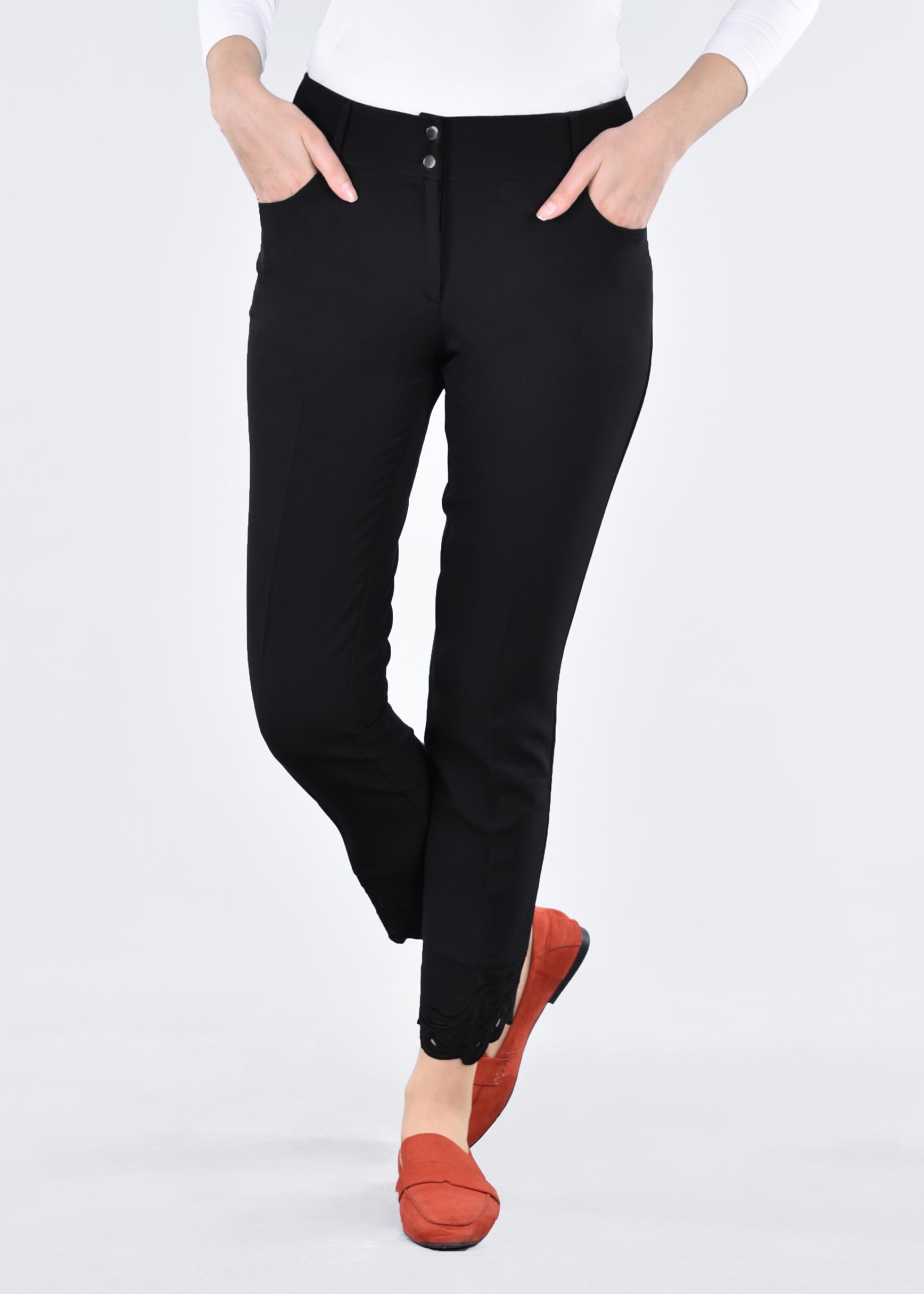 Tesettür giyim SİYAH 7111 RENGİN 55557 PANTOLON 38/46 TEK40