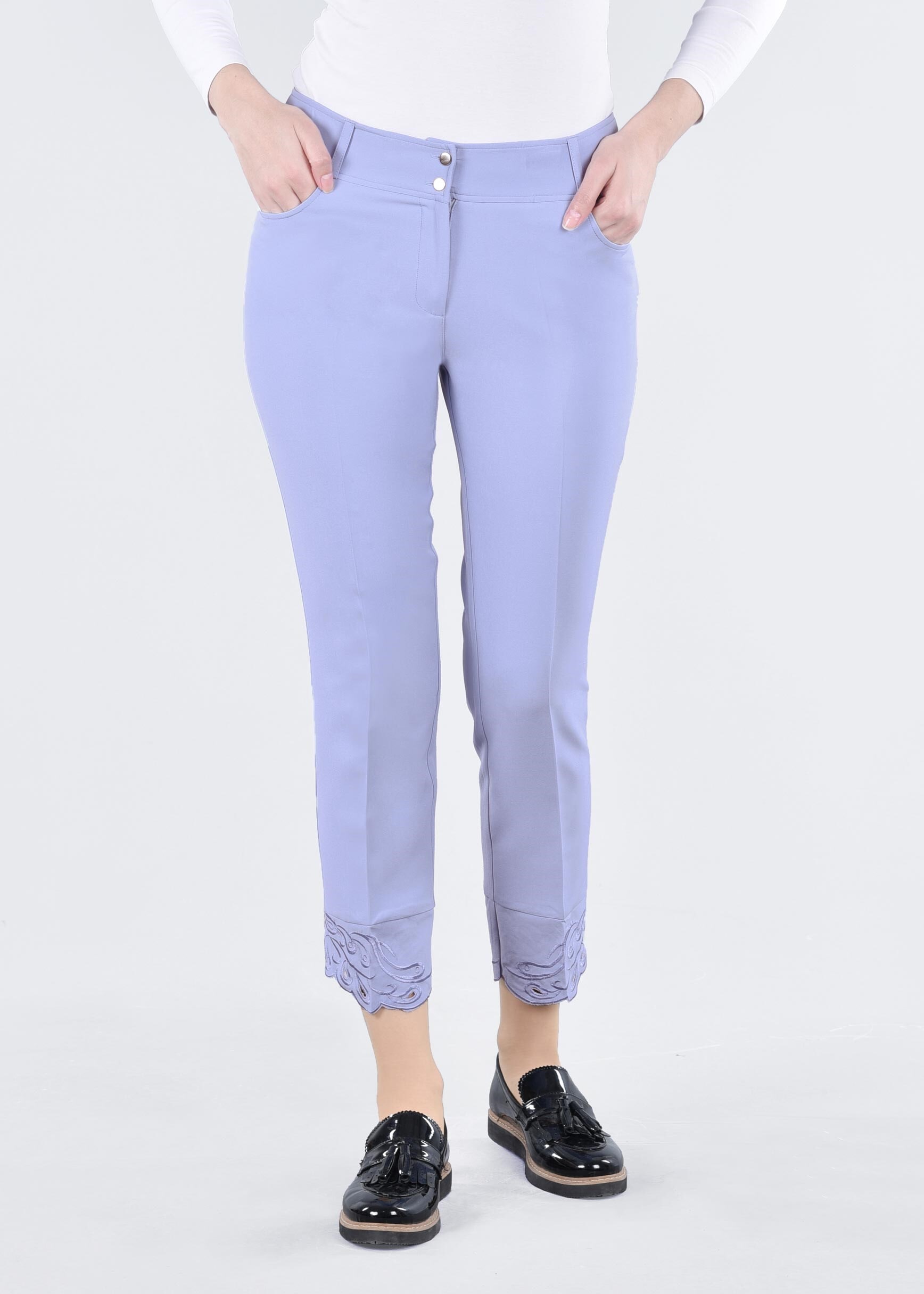 Tesettür giyim MAVİ 7111 RENGİN 55557 PANTOLON 38/46 TEK40