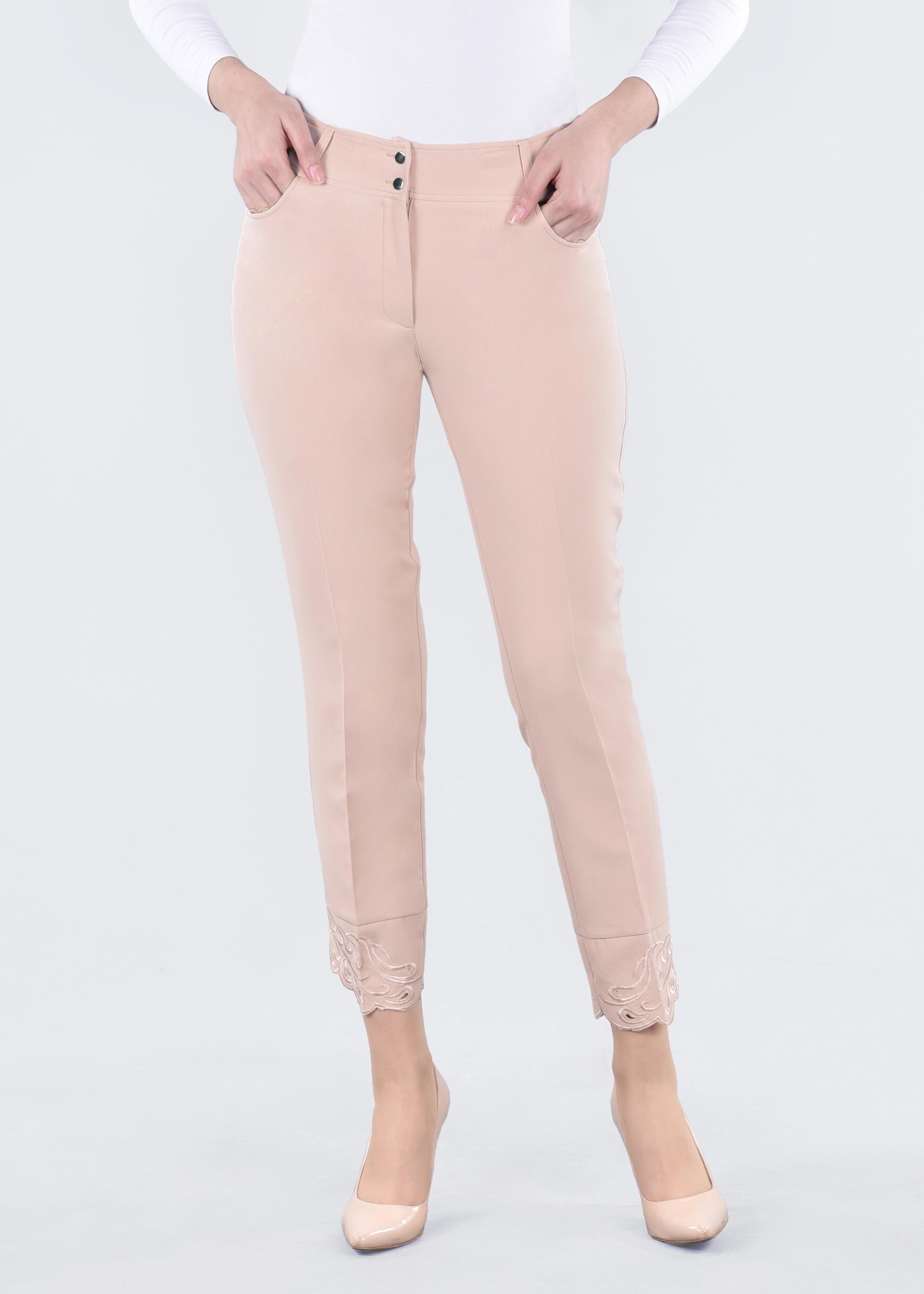 Tesettür giyim PUDRA 7111 RENGİN 55557 PANTOLON 38/46 TEK40