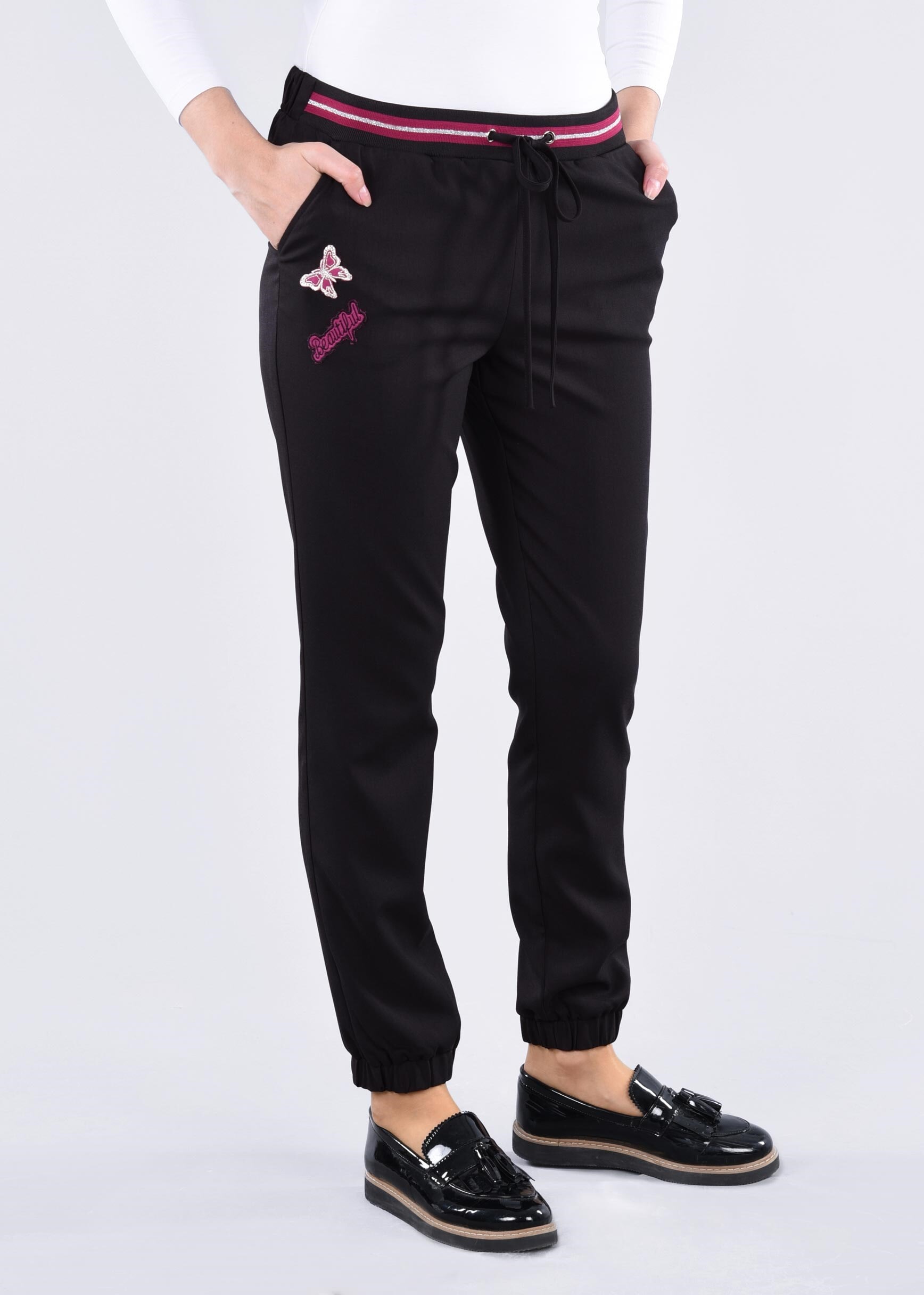 Tesettür giyim SİYAH 7114 STİL 8563 PANTOLON 36/44 TEK38