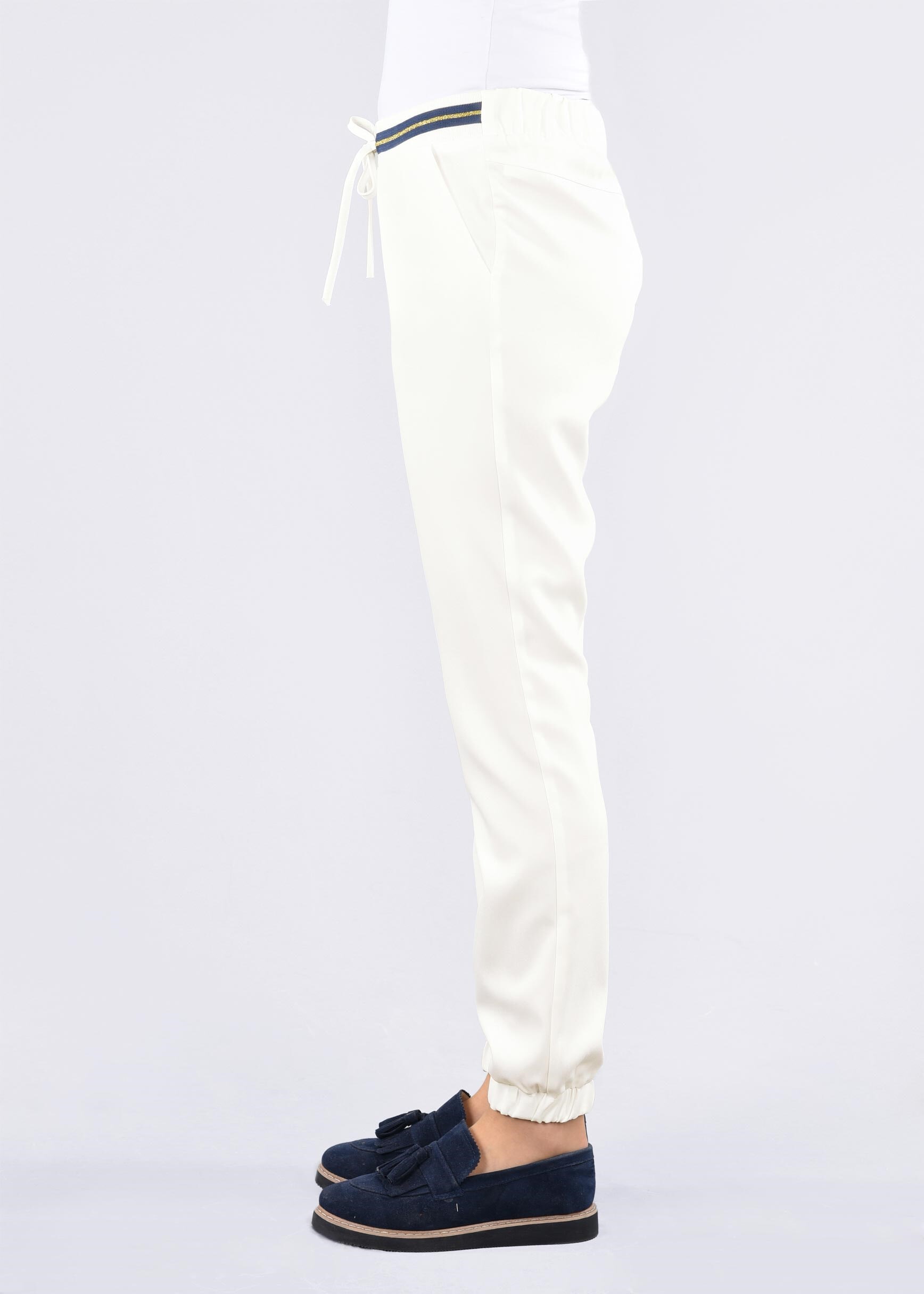 Tesettür giyim BEYAZ 7114 STİL 8563 PANTOLON 36/44 TEK38