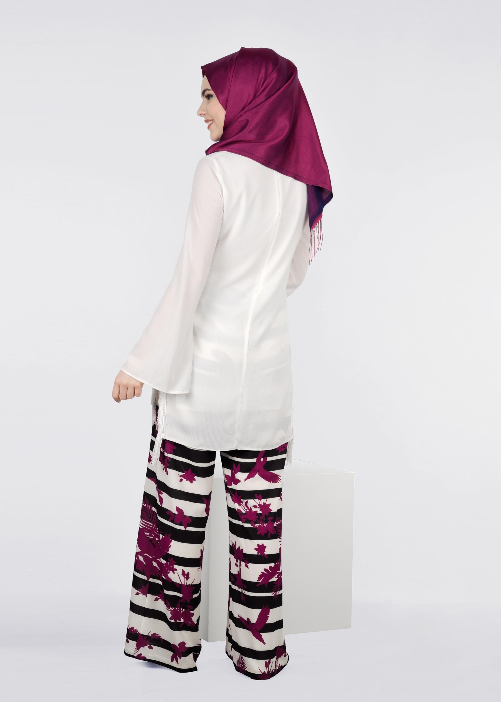 Tesettür giyim SİYAH 7115 KOBE 23164 PANTOLON 38/46 TEK40-38