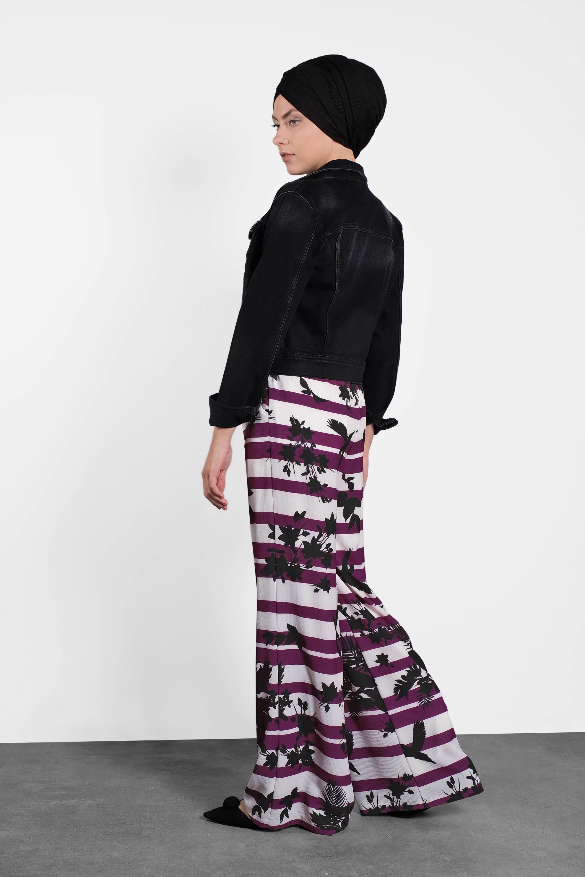 Tesettür giyim MOR 7115 KOBE 23164 PANTOLON 38/46 TEK40-38