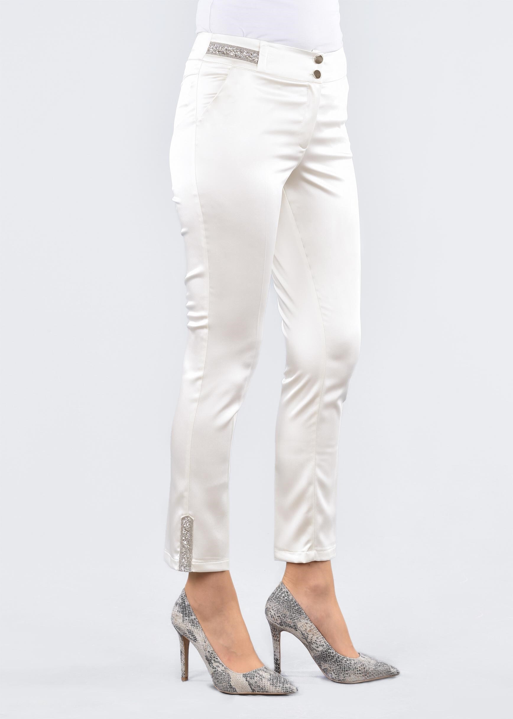 Tesettür giyim BEYAZ 7116 ALİSSA PANTOLON 38/46 TEK40