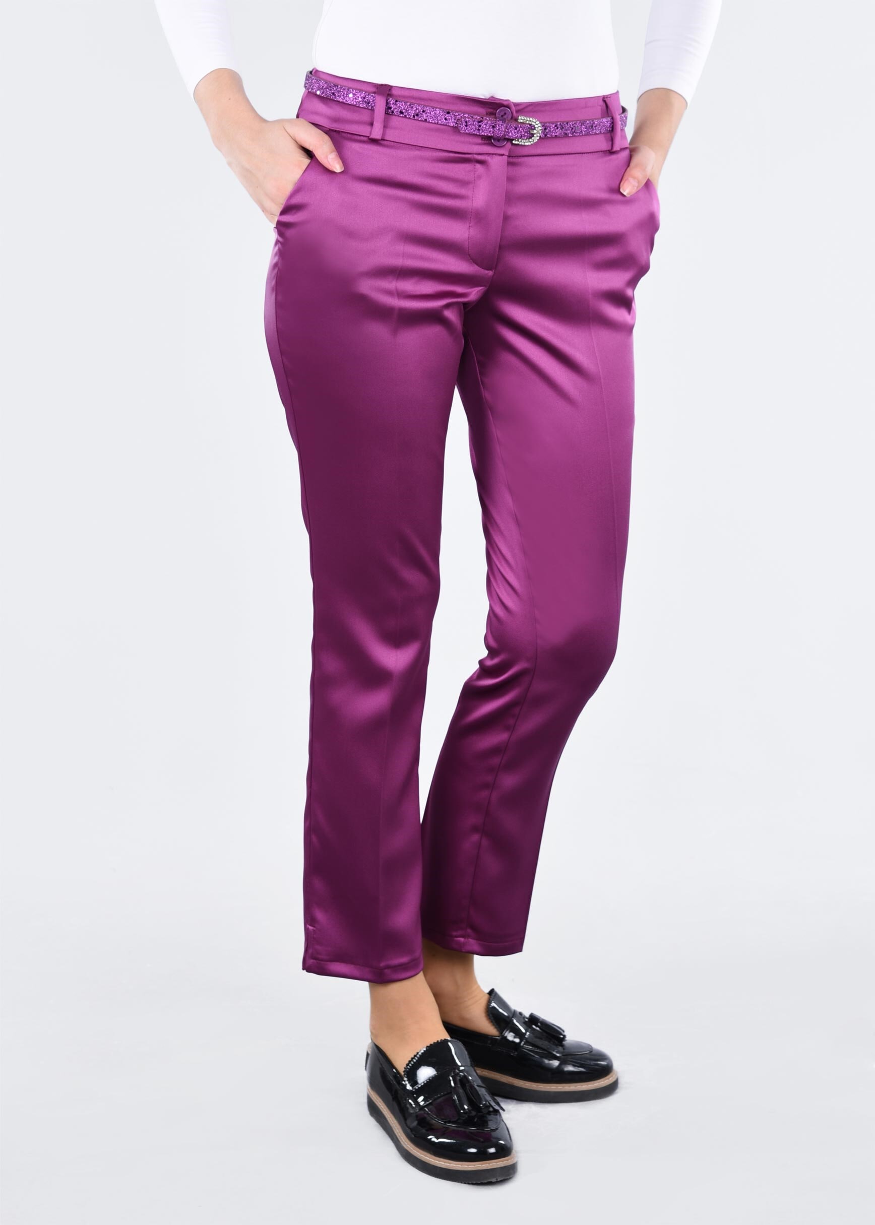 Tesettür giyim FUŞYA 7117 ALİSSA PANTOLON 38/46