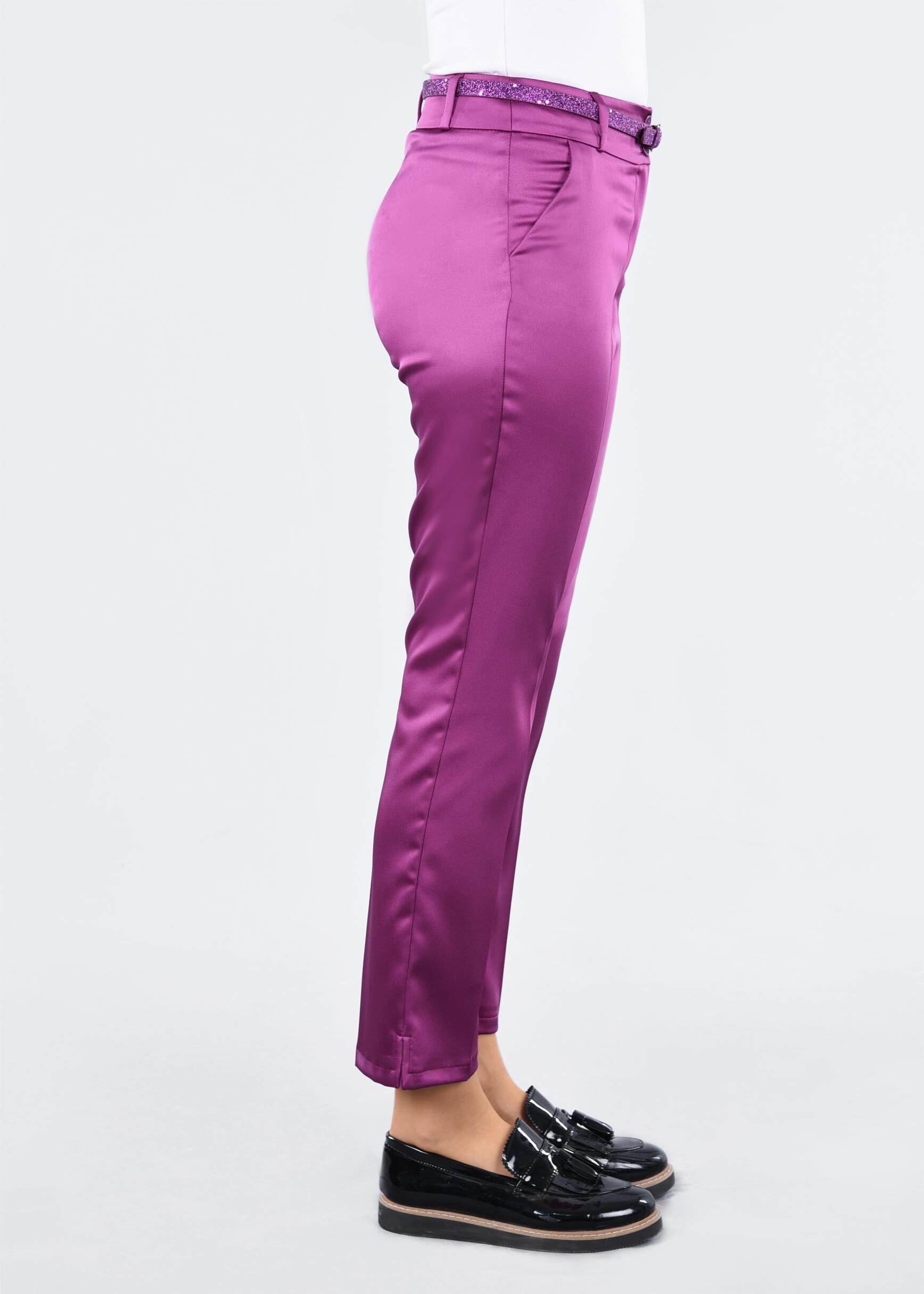 Tesettür giyim FUŞYA 7117 ALİSSA PANTOLON 38/46