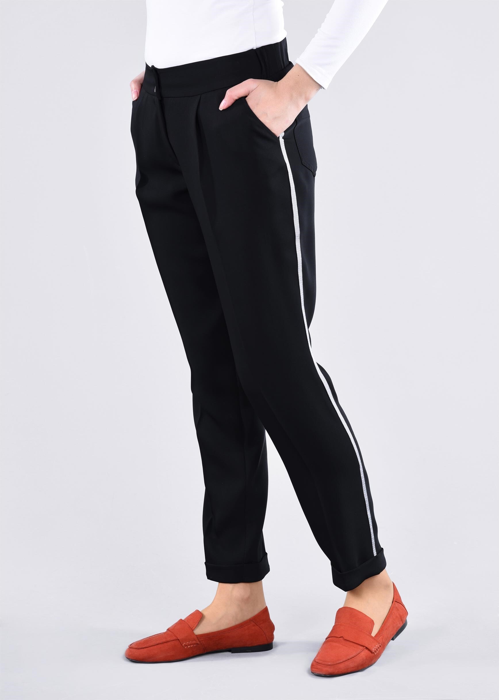 Tesettür giyim SİYAH 7120 ADRİNA 55587 PANTOLON 38/44 TEK40