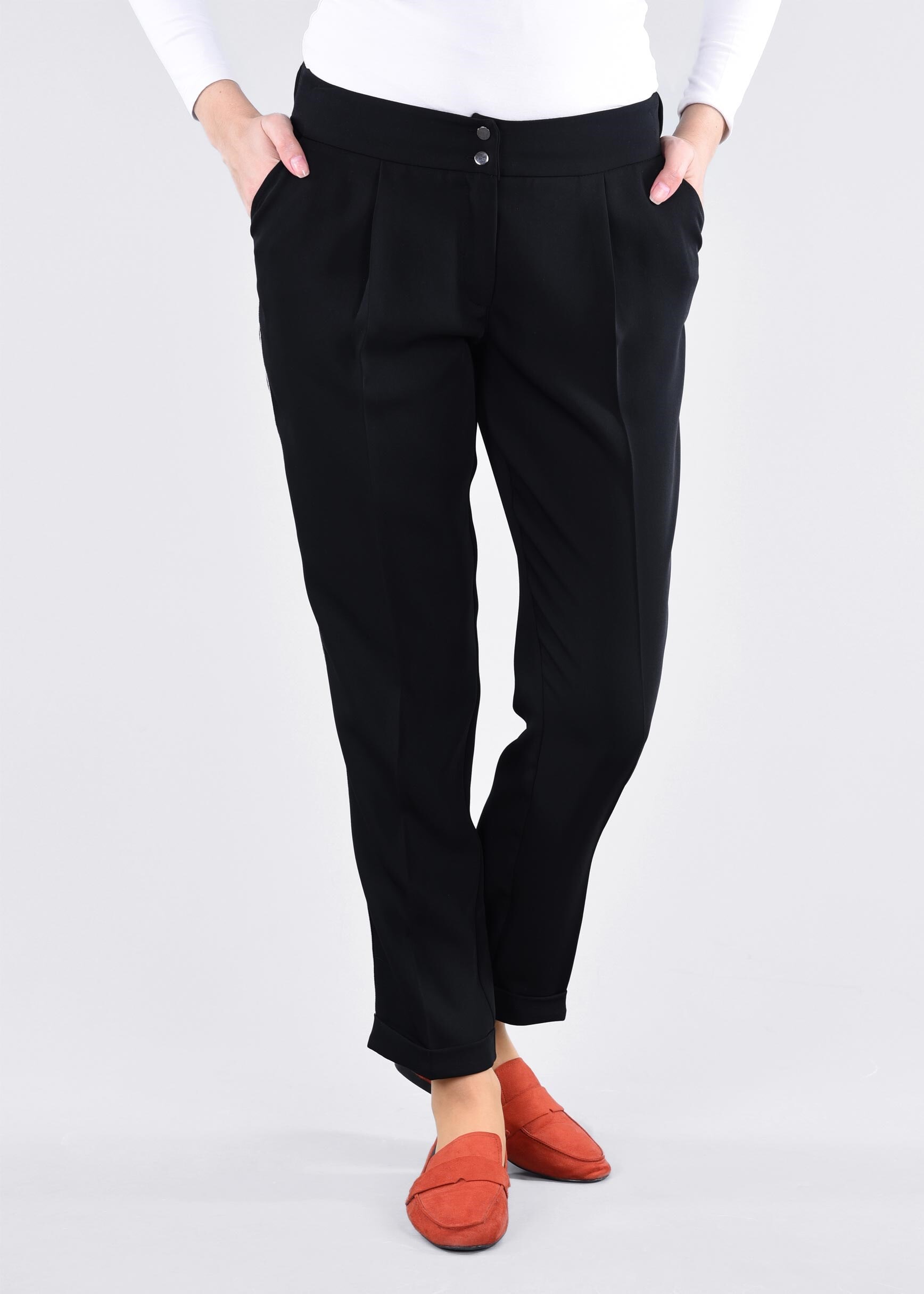 Tesettür giyim SİYAH 7120 ADRİNA 55587 PANTOLON 38/44 TEK40